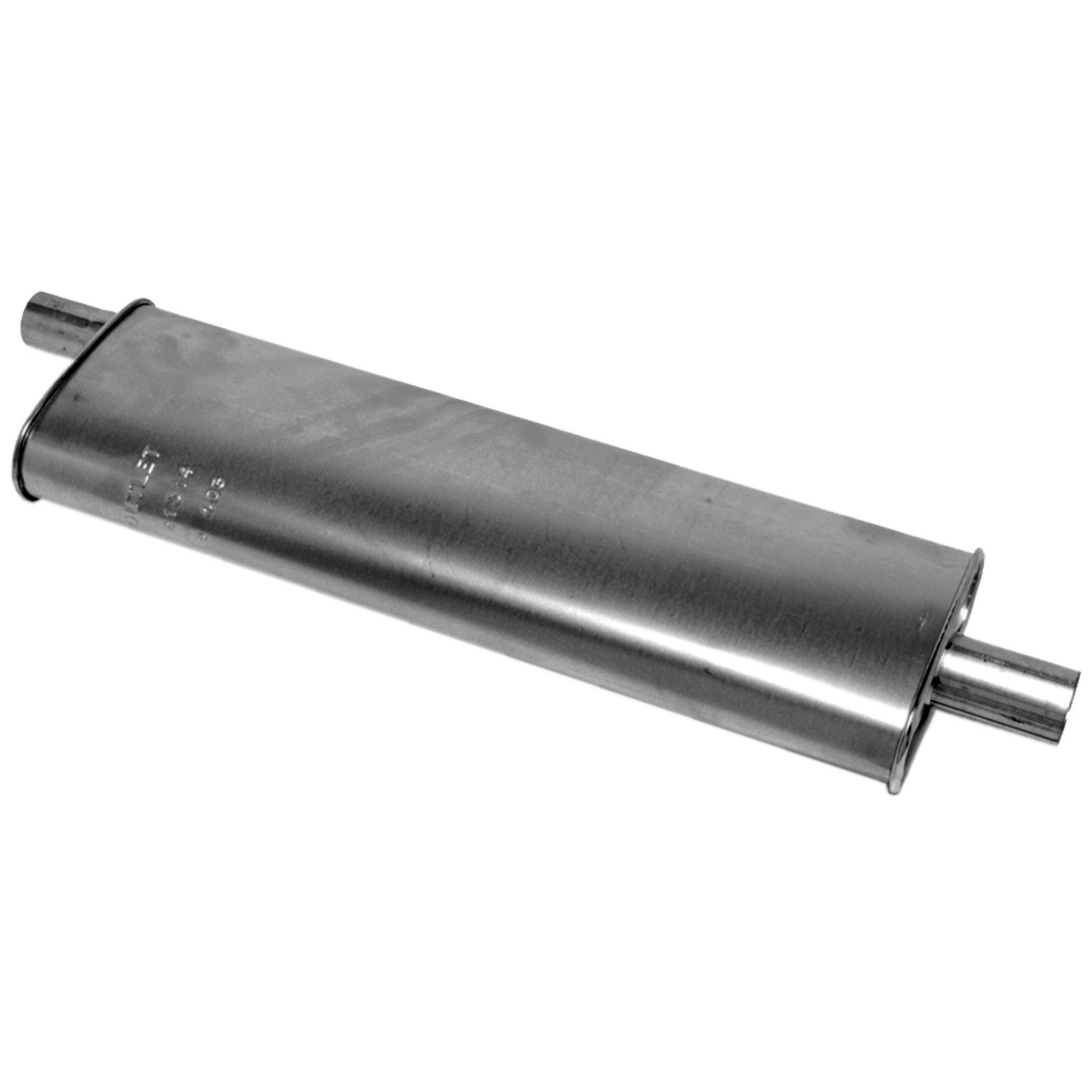 Quiet-Flow Direct Fit Exhaust Muffler 2" Inlet (ID) 1.875" Outlet (OD)