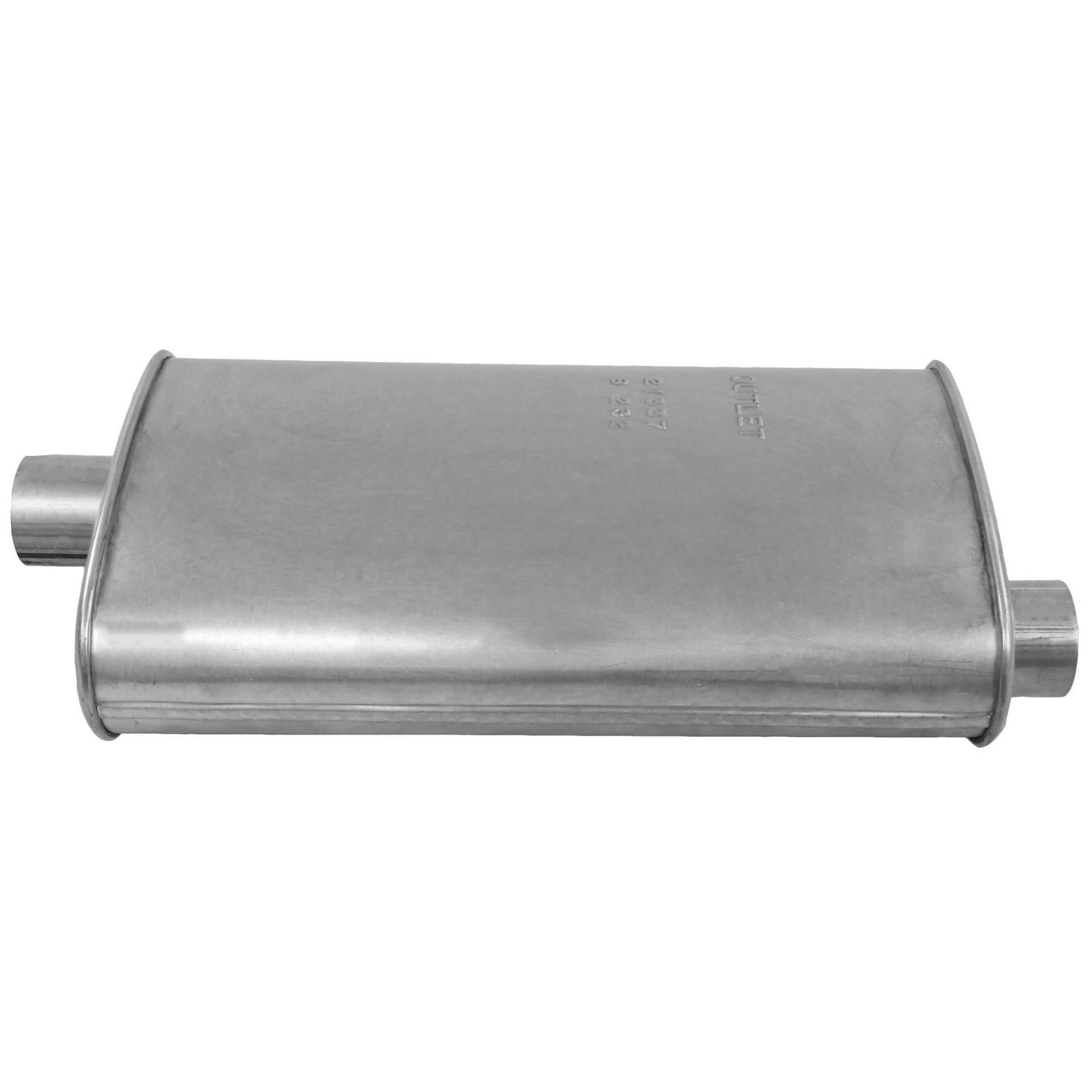 Quiet-Flow SS Direct Fit Exhaust Muffler 2.25" Inlet (ID) 2.25" Outlet (ID)