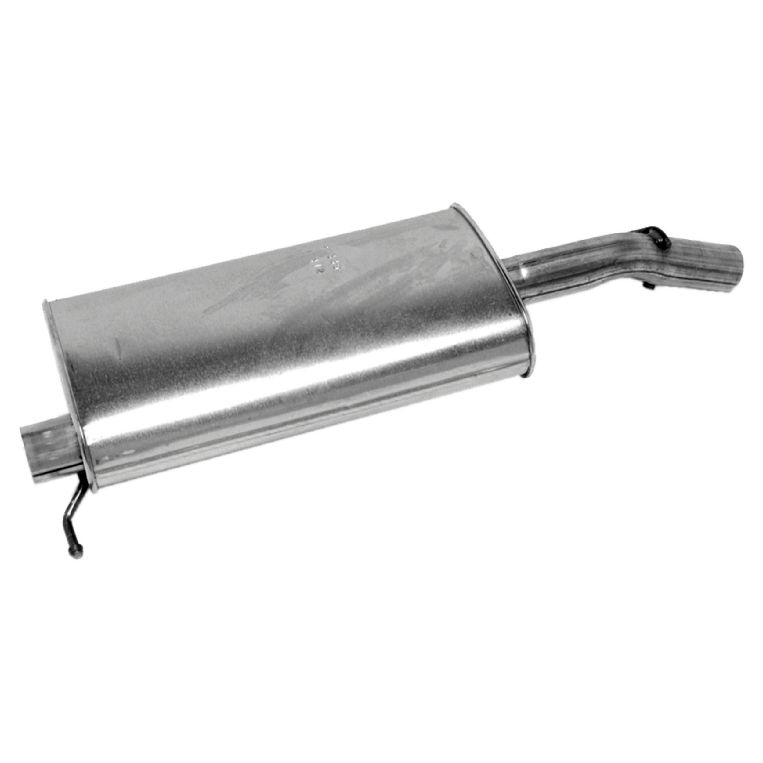 Quiet-Flow SS Direct Fit Exhaust Muffler 2.25" Inlet (ID) 2.25" Outlet (OD)