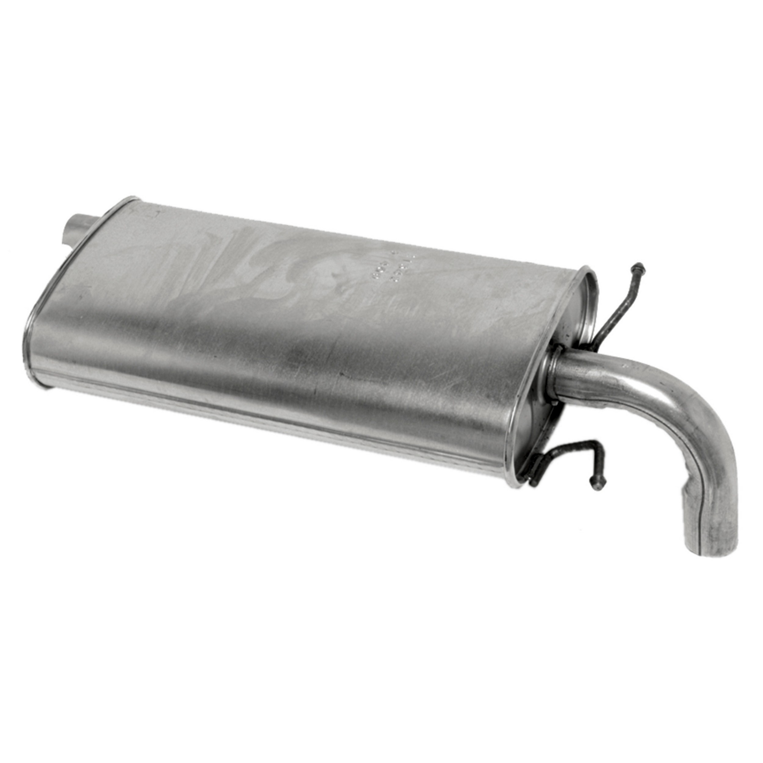 Quiet-Flow SS Direct Fit Exhaust Muffler 2" Inlet (ID) 2" Outlet (OD)