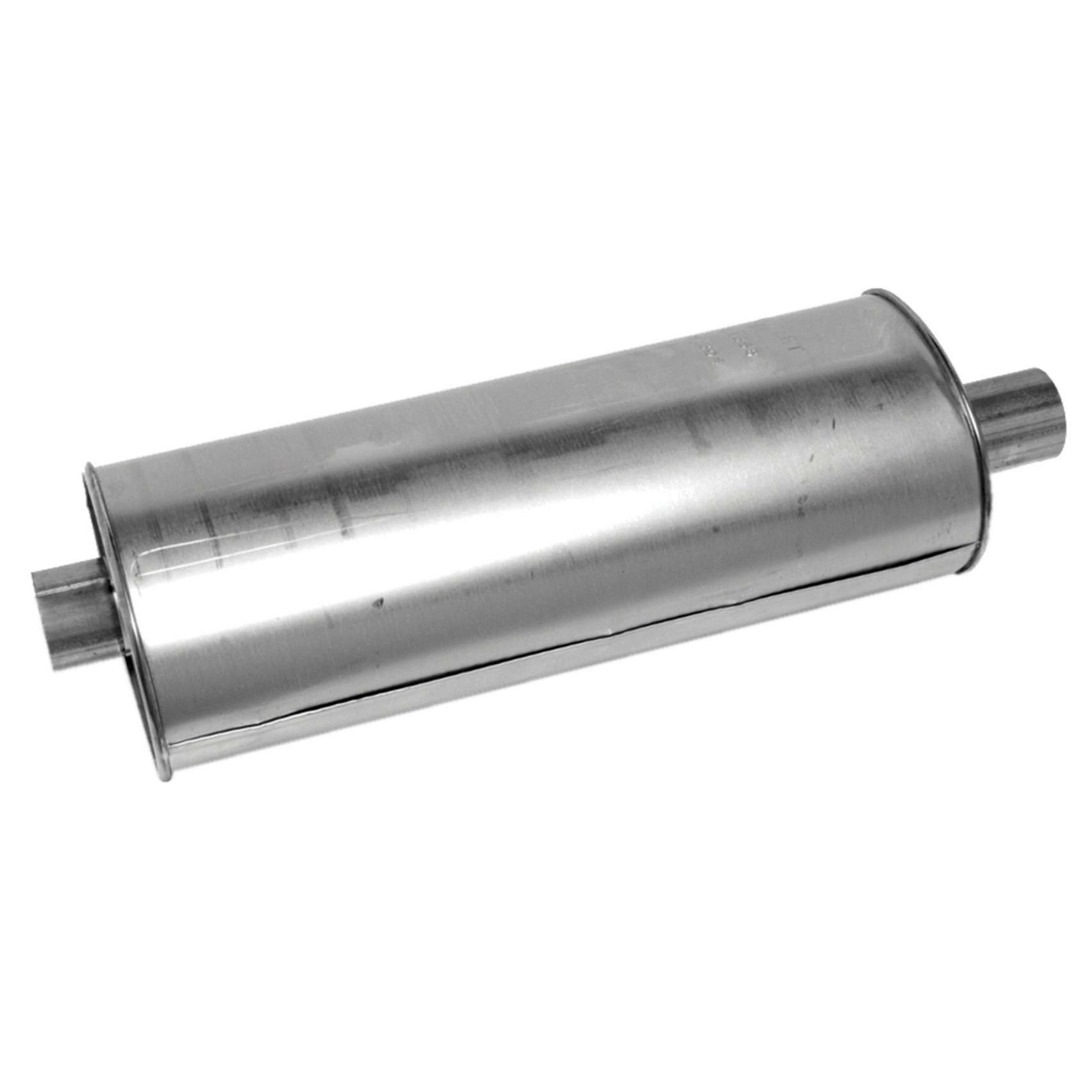 Quiet-Flow SS Direct Fit Exhaust Muffler 2.75" Inlet (ID) 2.75" Outlet (OD)