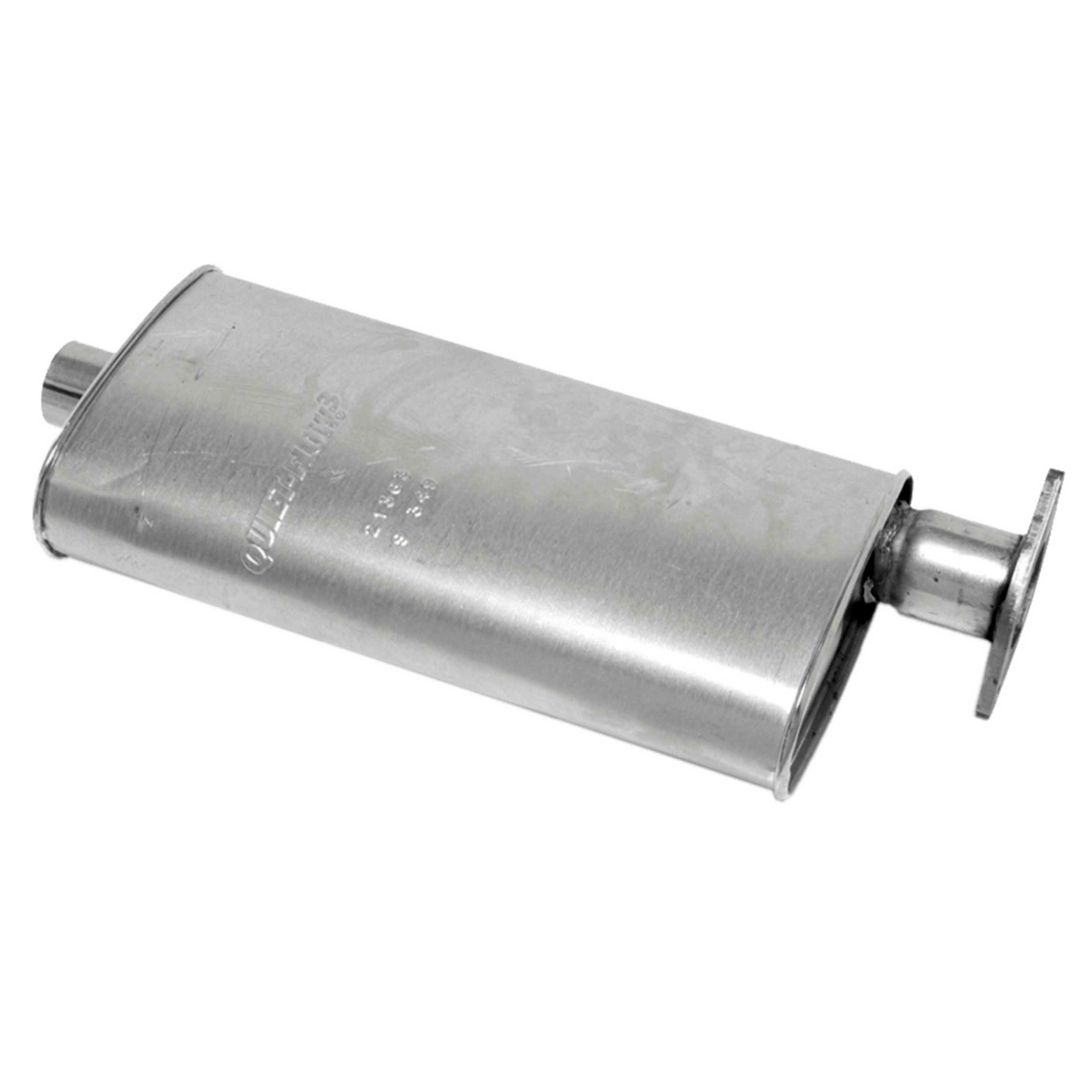 Quiet-Flow SS Direct Fit Exhaust Muffler 2.25" Outlet (ID)