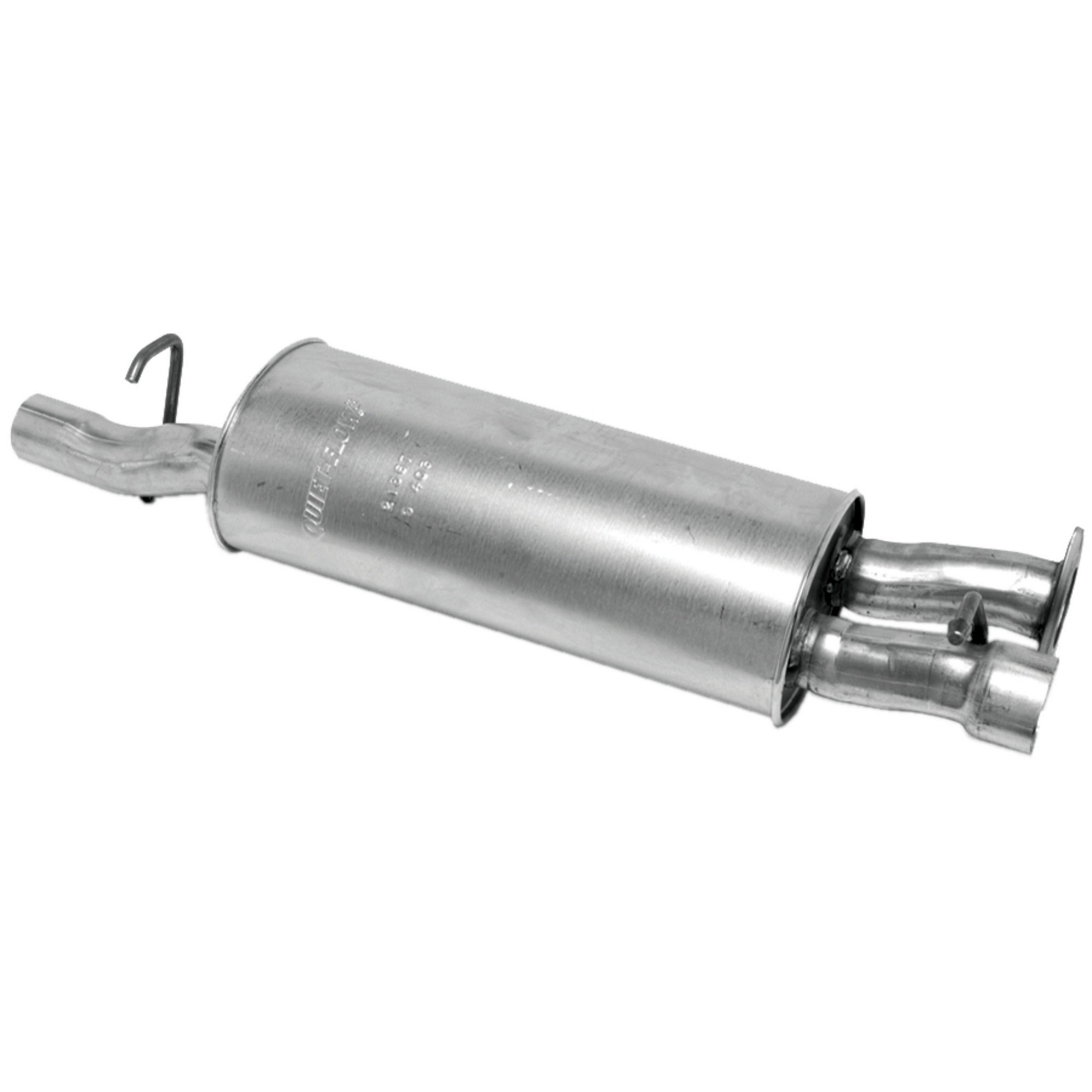 Quiet-Flow SS Direct Fit Exhaust Muffler 3" Inlet (ID) 2.75" Outlet (OD)