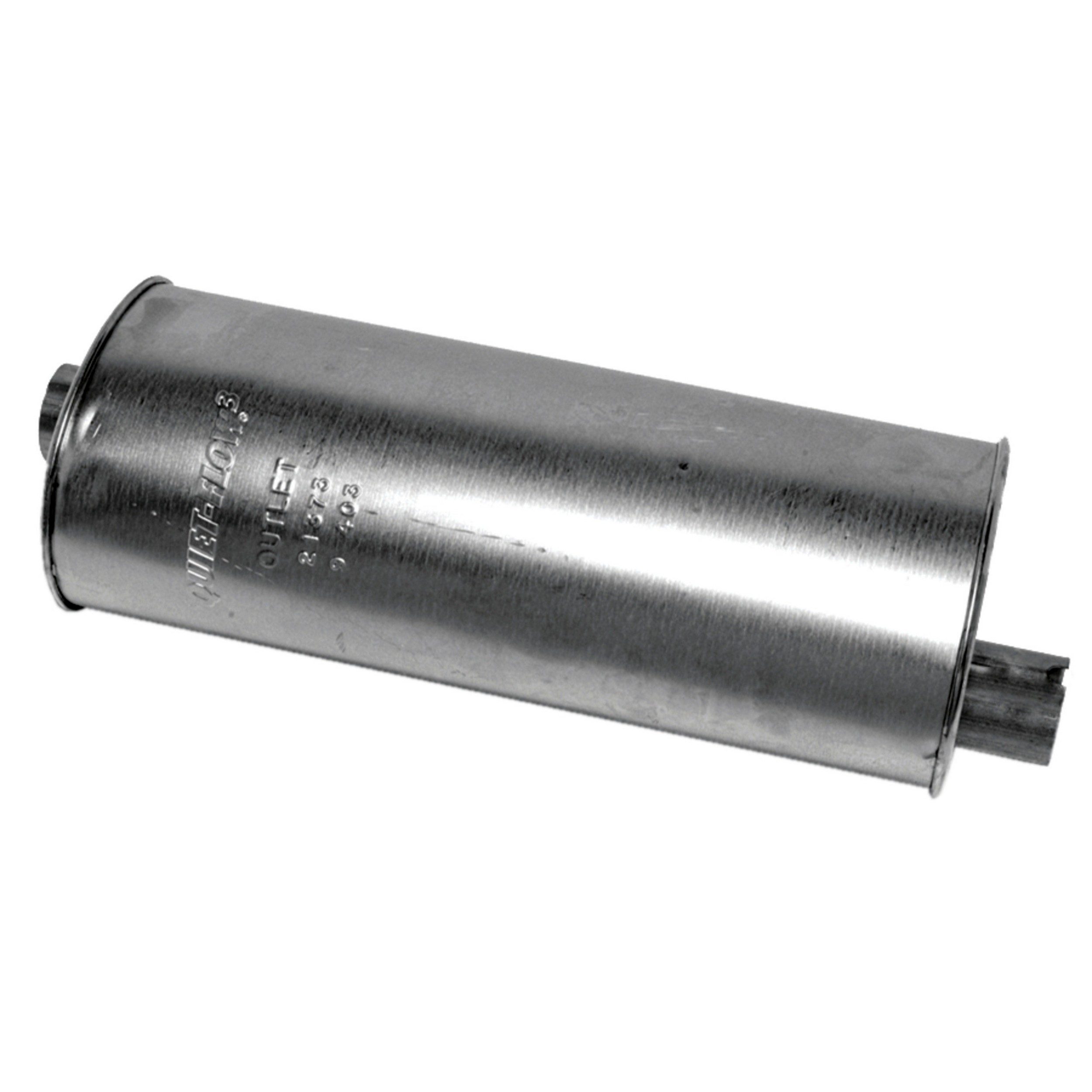 Quiet-Flow SS Direct Fit Exhaust Muffler 2.5" Inlet (ID) 2.5" Outlet (ID)