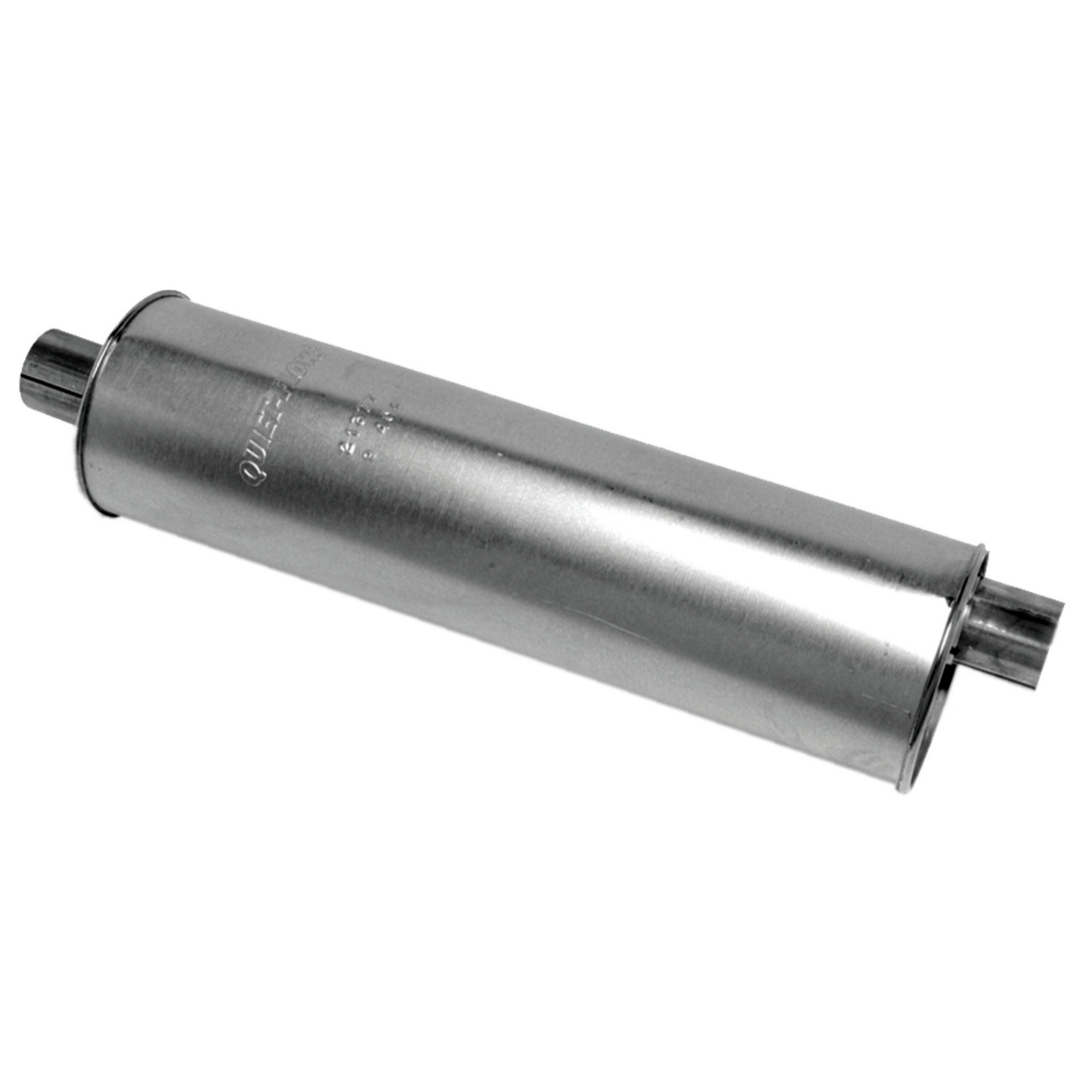 Quiet-Flow SS Direct Fit Exhaust Muffler 2.5" Inlet (ID) 2.5" Outlet (ID)