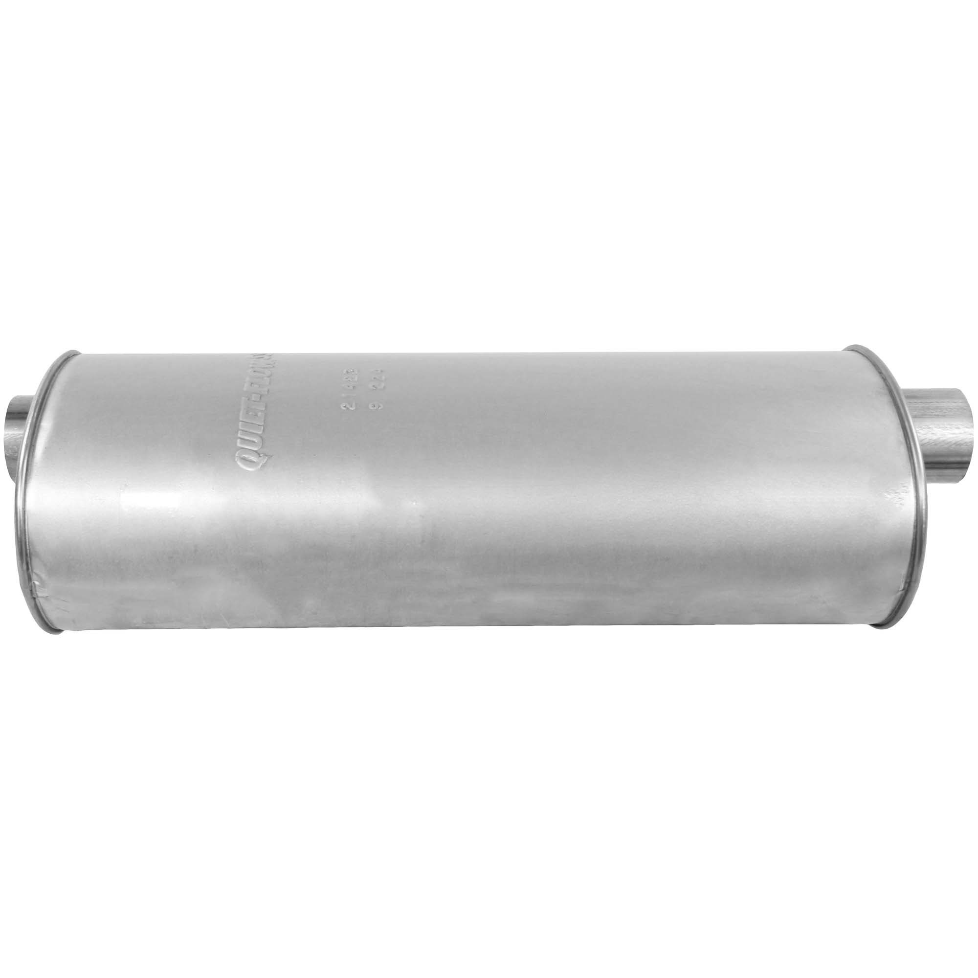 Quiet-Flow SS Direct Fit Exhaust Muffler 2.625" Inlet (ID) 2.625" Outlet (ID)