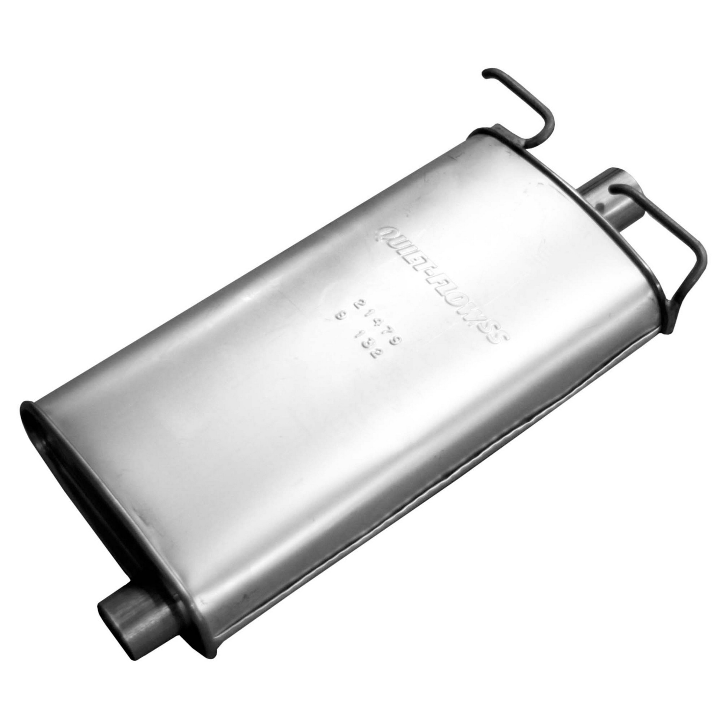 Quiet-Flow SS Direct Fit Exhaust Muffler 2" Inlet (ID) 2" Outlet (ID)