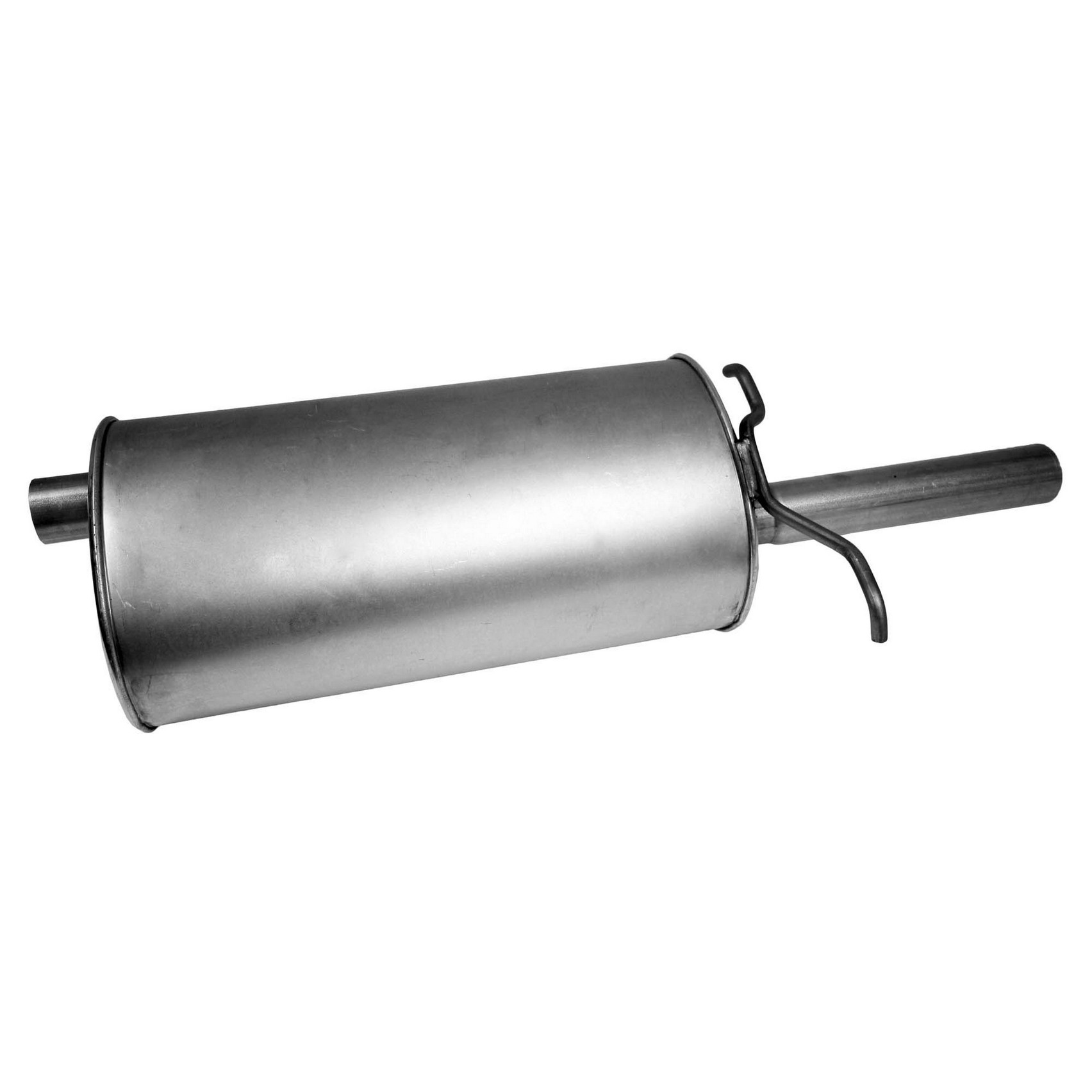 Quiet-Flow SS Direct Fit Exhaust Muffler 1.75" Inlet (ID) 2" Outlet (OD)