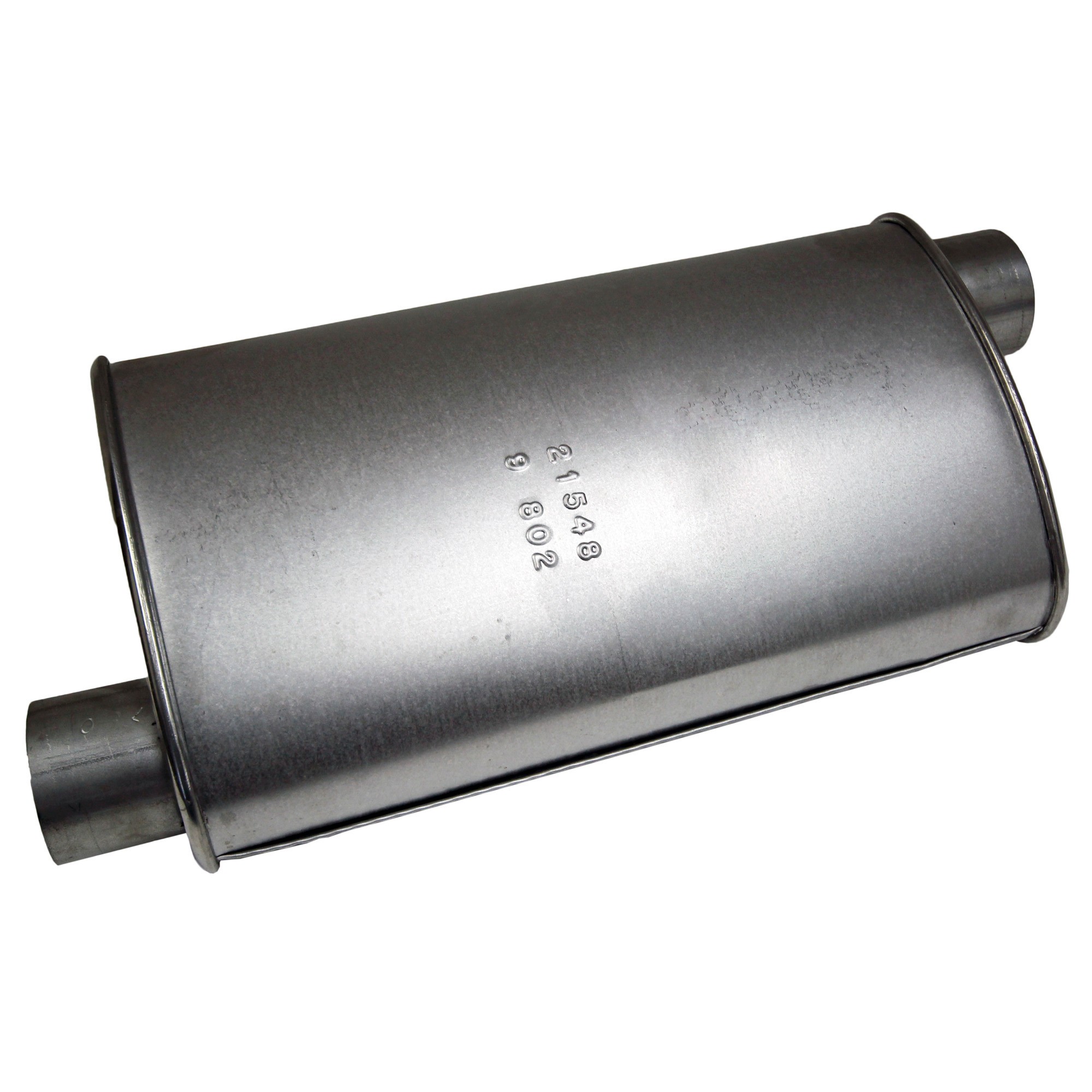 Quiet-Flow SS Direct Fit Exhaust Muffler 2.5" Inlet (ID) 2.5" Outlet (ID)