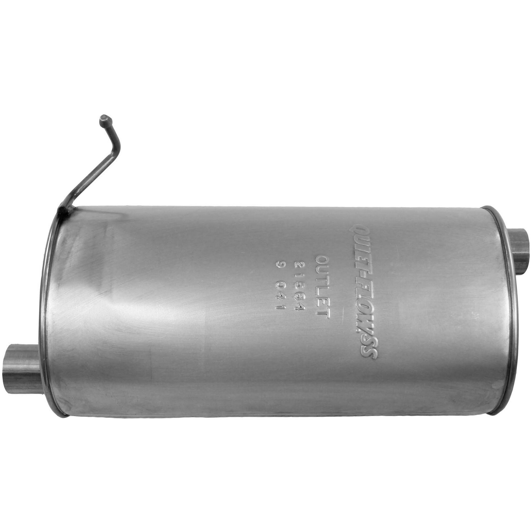 Quiet-Flow SS Direct Fit Exhaust Muffler 2" Inlet (ID) 2" Outlet (ID)
