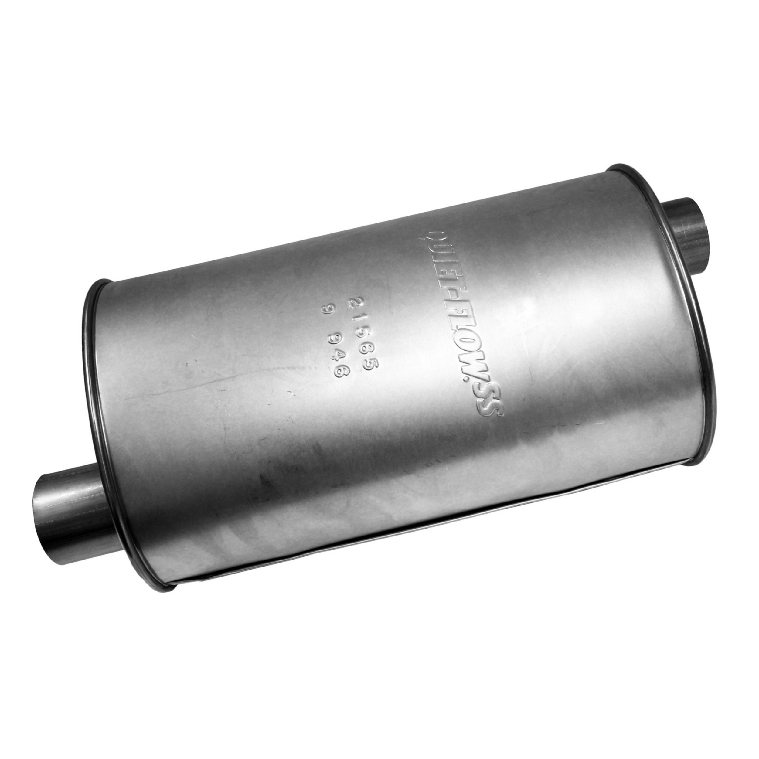 Quiet-Flow SS Direct Fit Exhaust Muffler 2.5" Inlet (ID) 2.25" Outlet (ID)