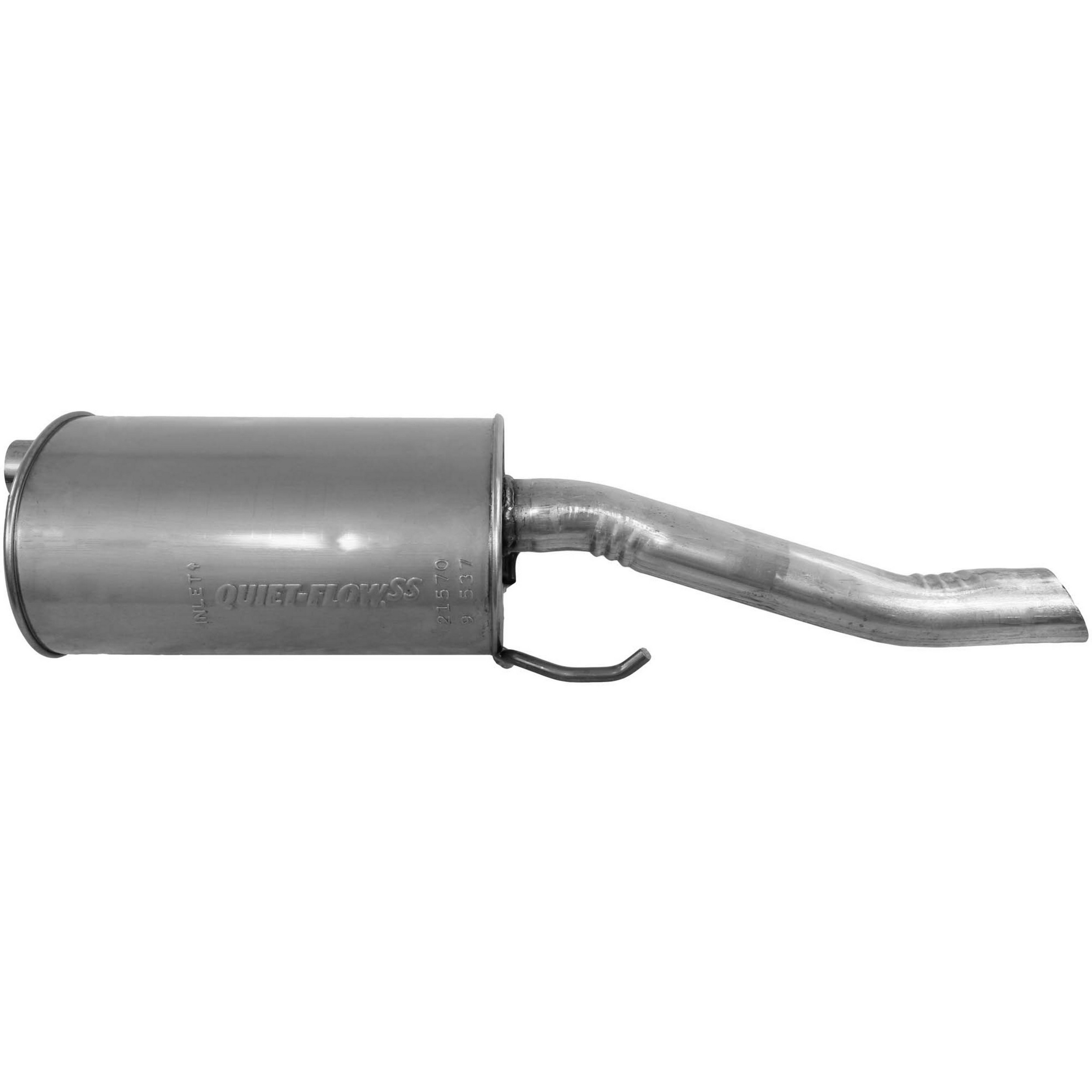 Quiet-Flow SS Direct Fit Exhaust Muffler 1.875" Inlet (ID) 2.25" Outlet (OD)