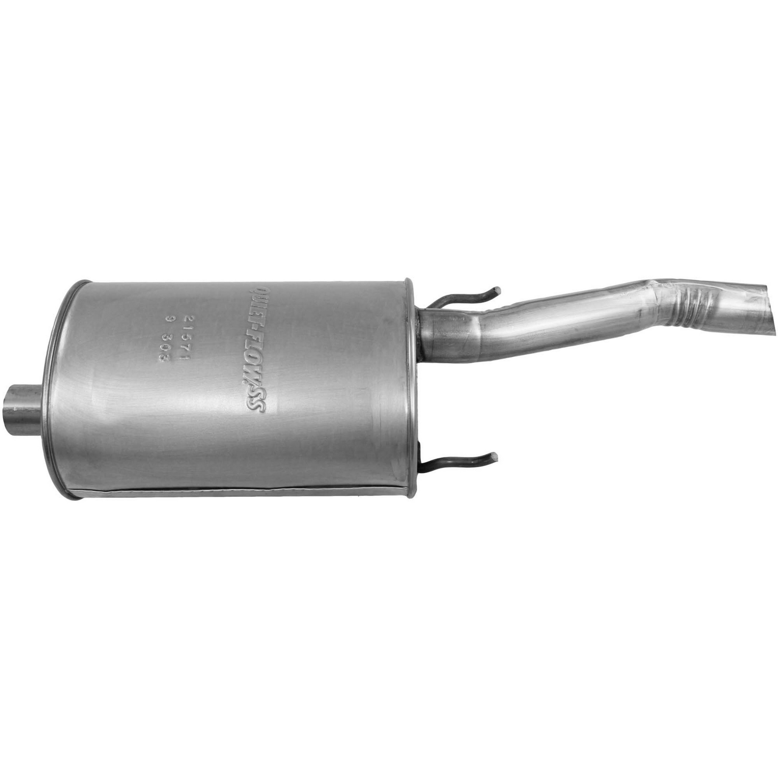 Quiet-Flow SS Direct Fit Exhaust Muffler 1.875" Inlet (ID) 2.25" Outlet (OD)