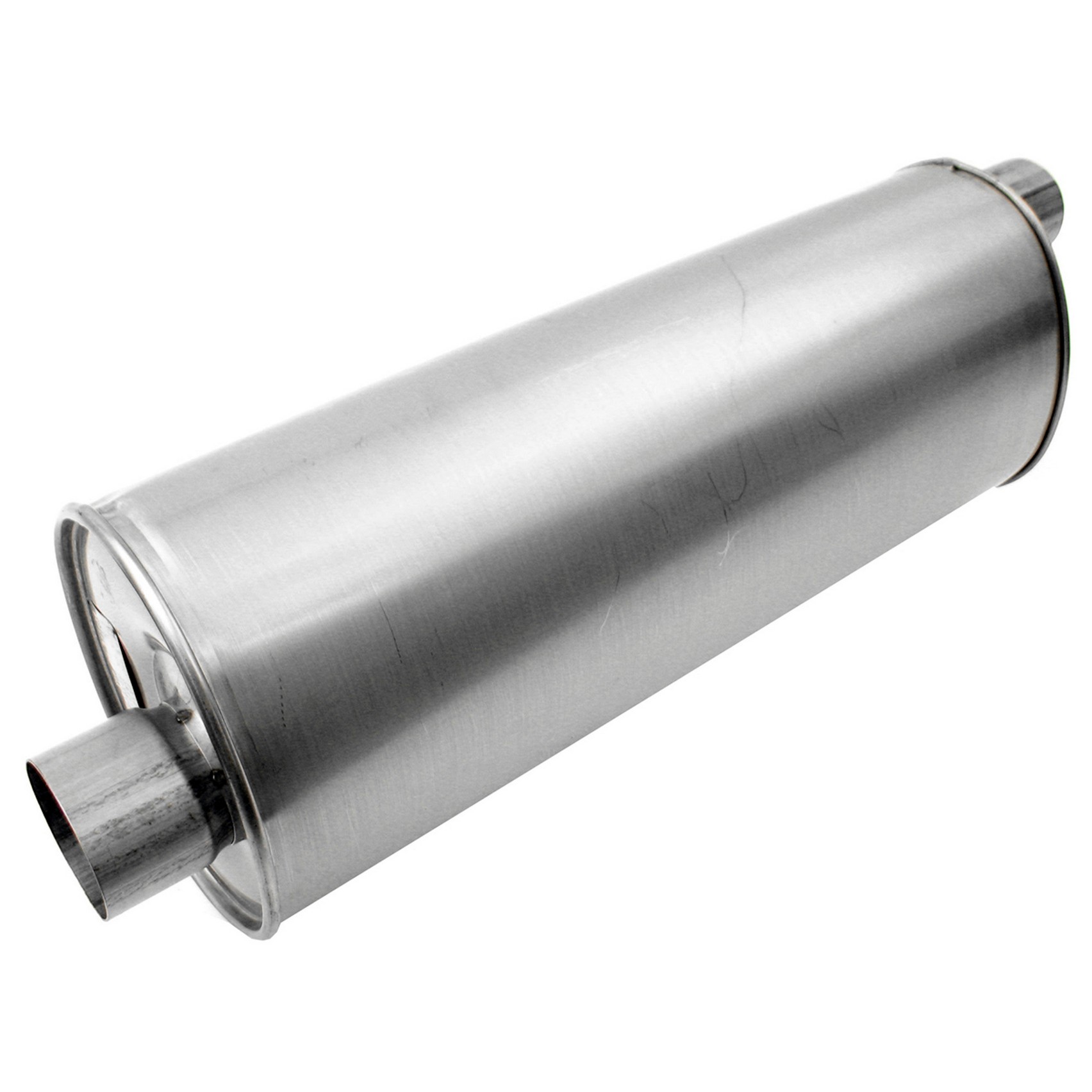 Quiet-Flow SS Direct Fit Exhaust Muffler 3" Inlet (ID) 2.75" Outlet (OD)
