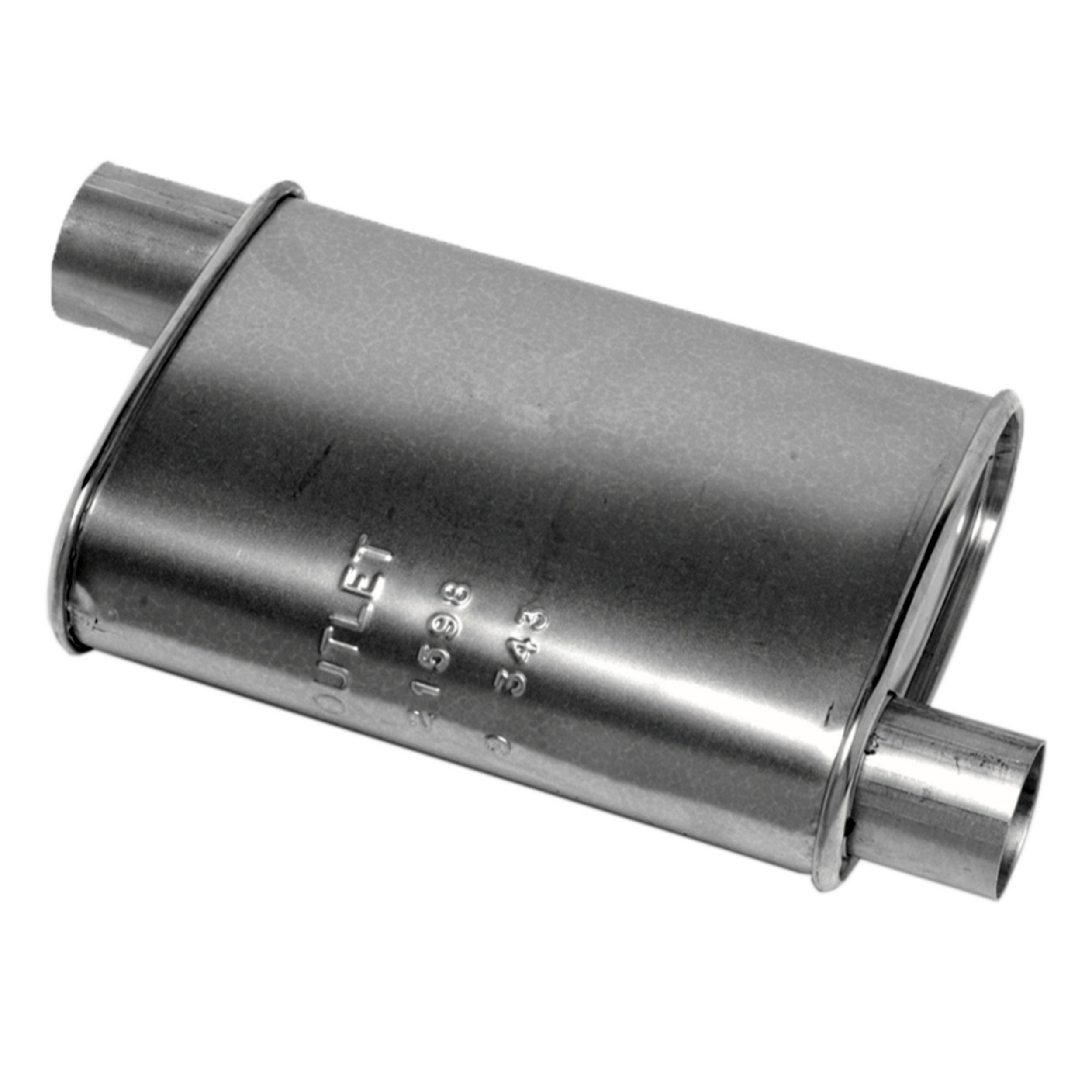Quiet-Flow Direct Fit Exhaust Muffler 2" Inlet (ID) 2.25" Outlet (ID)