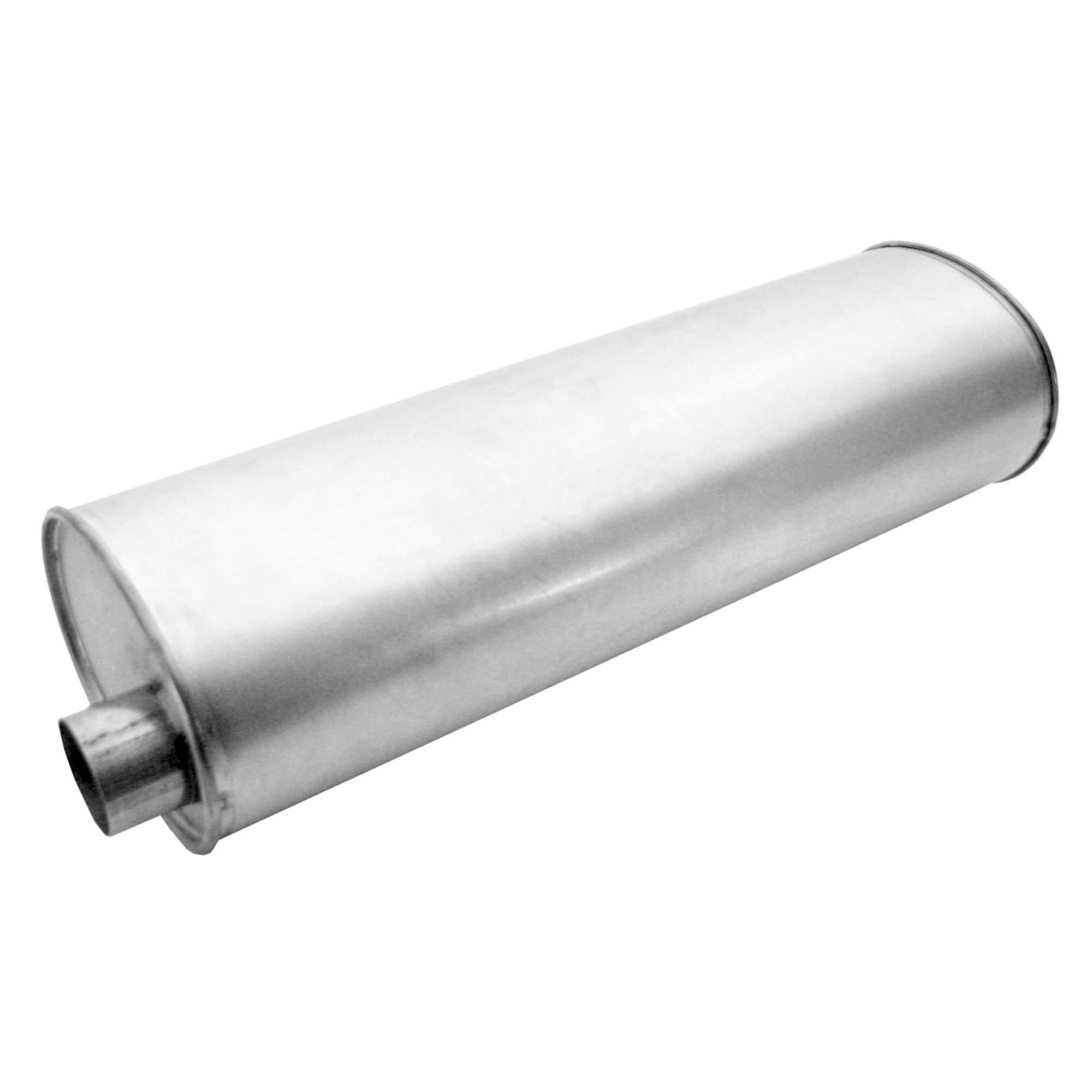 Quiet-Flow SS Direct Fit Exhaust Muffler 2.625" Inlet (ID) 2.625" Outlet (ID)