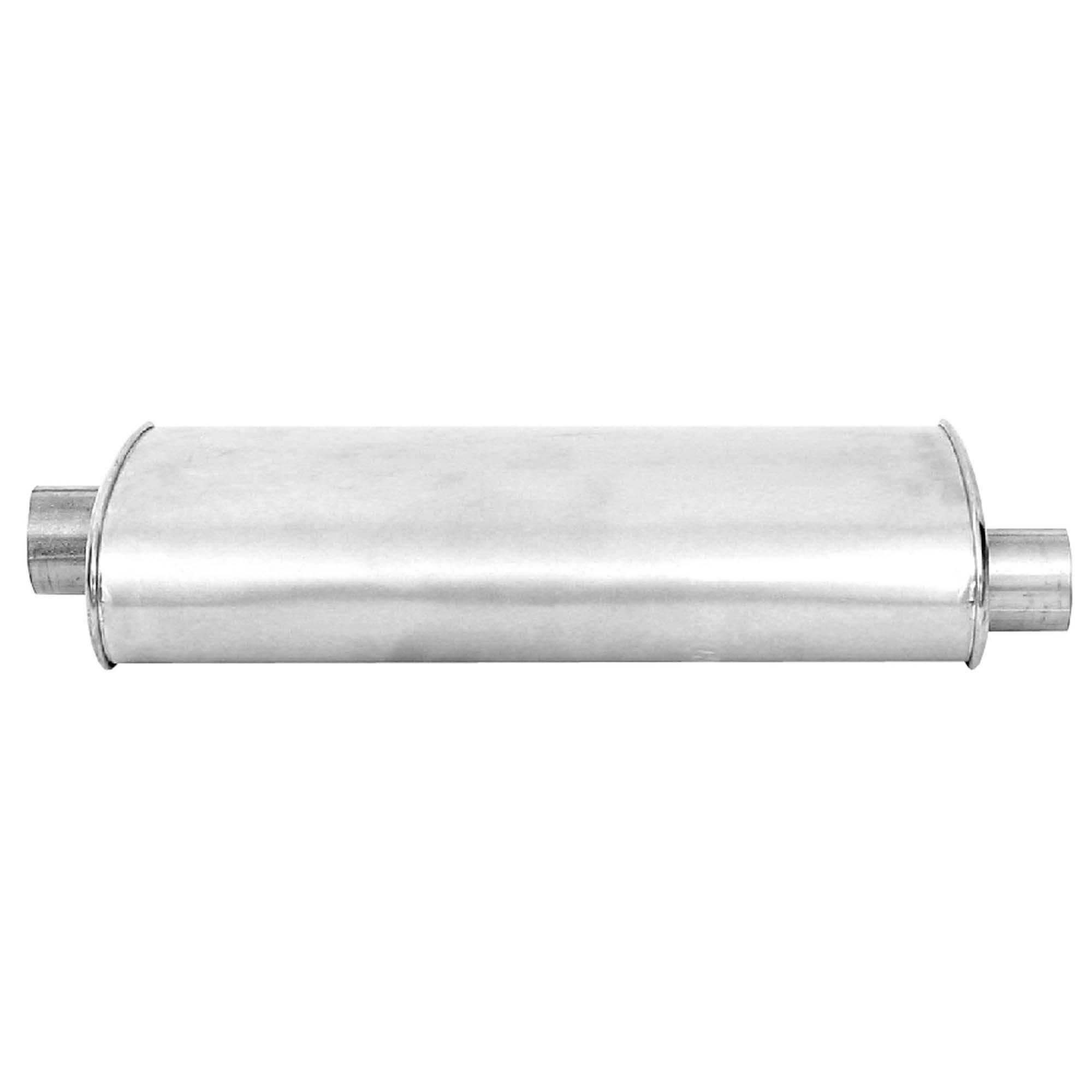 Quiet-Flow SS Direct Fit Exhaust Muffler 2.25" Inlet (ID) 2.25" Outlet (ID)