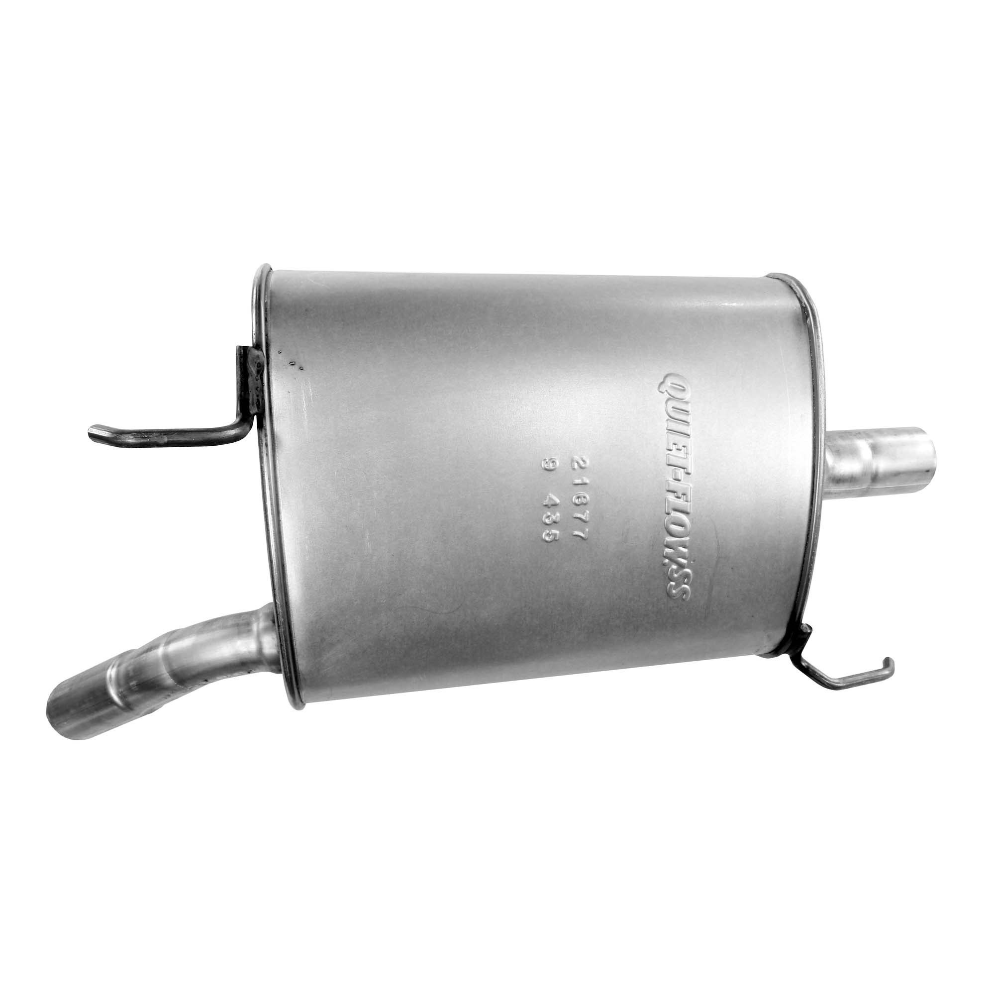 Quiet-Flow SS Direct Fit Exhaust Muffler 1.75" Inlet (ID) 2.25" Outlet (OD)