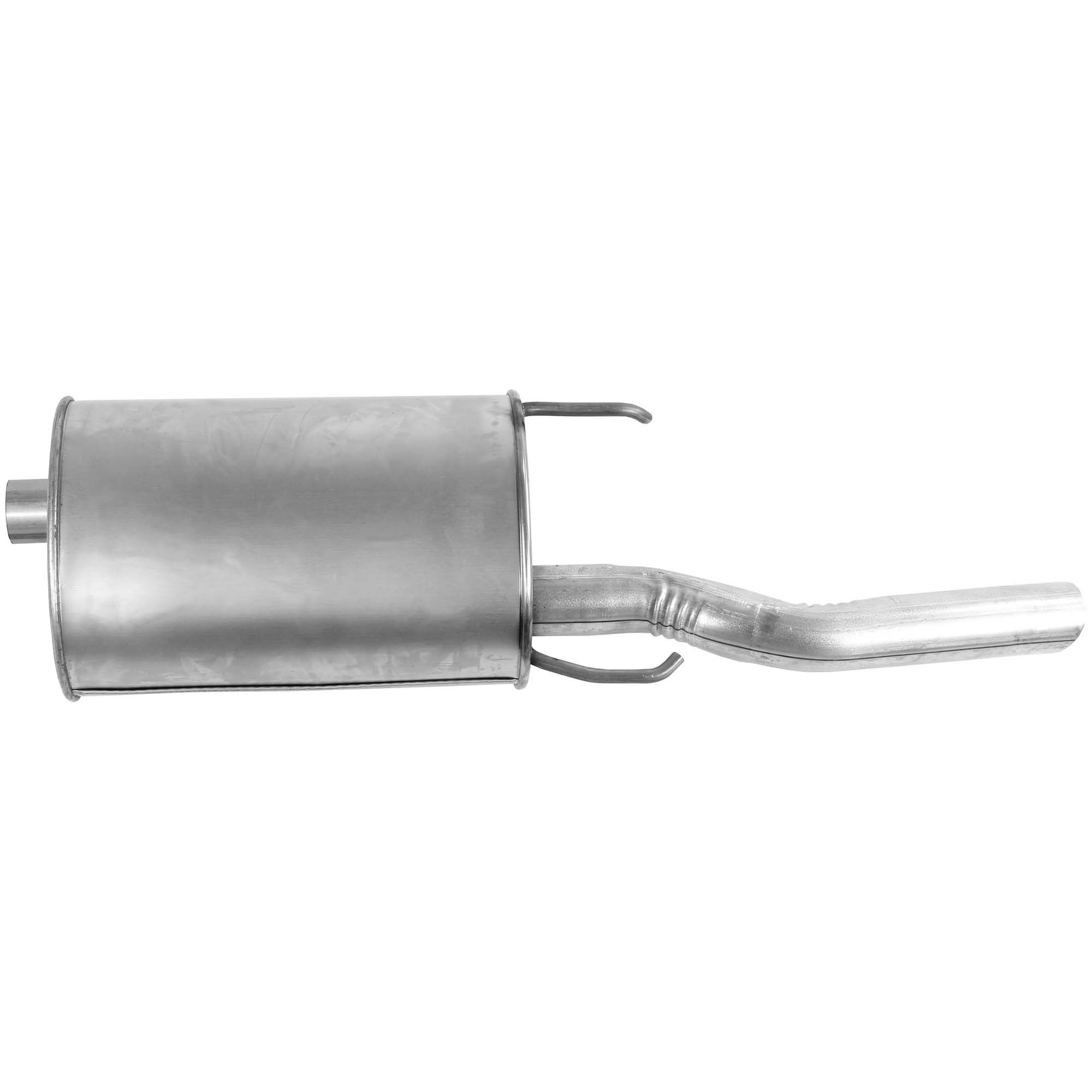 Quiet-Flow SS Direct Fit Exhaust Muffler 1.875" Inlet (ID) 2.25" Outlet (OD)