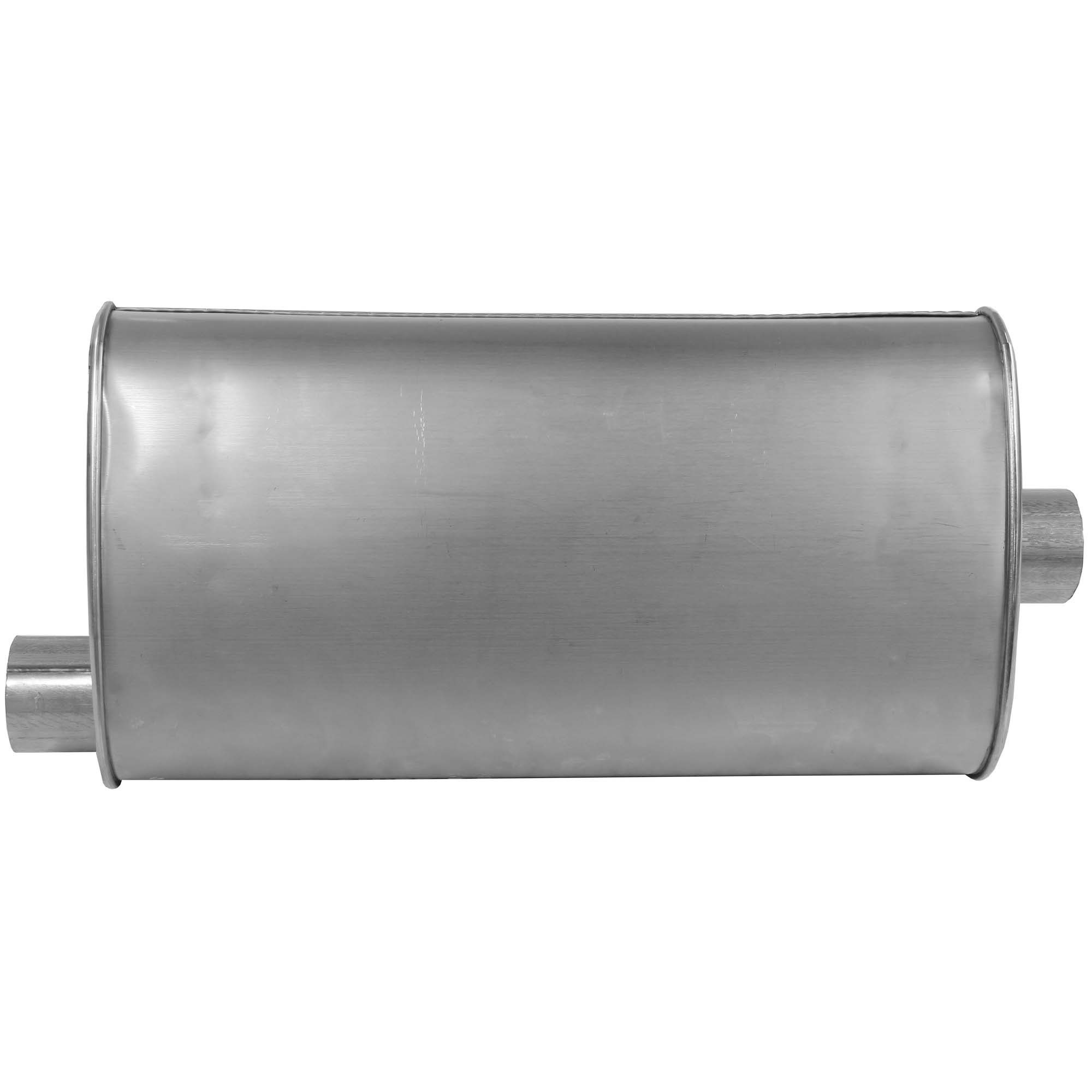 Quiet-Flow SS Direct Fit Exhaust Muffler 2.625" Inlet (ID) 2.625" Outlet (ID)