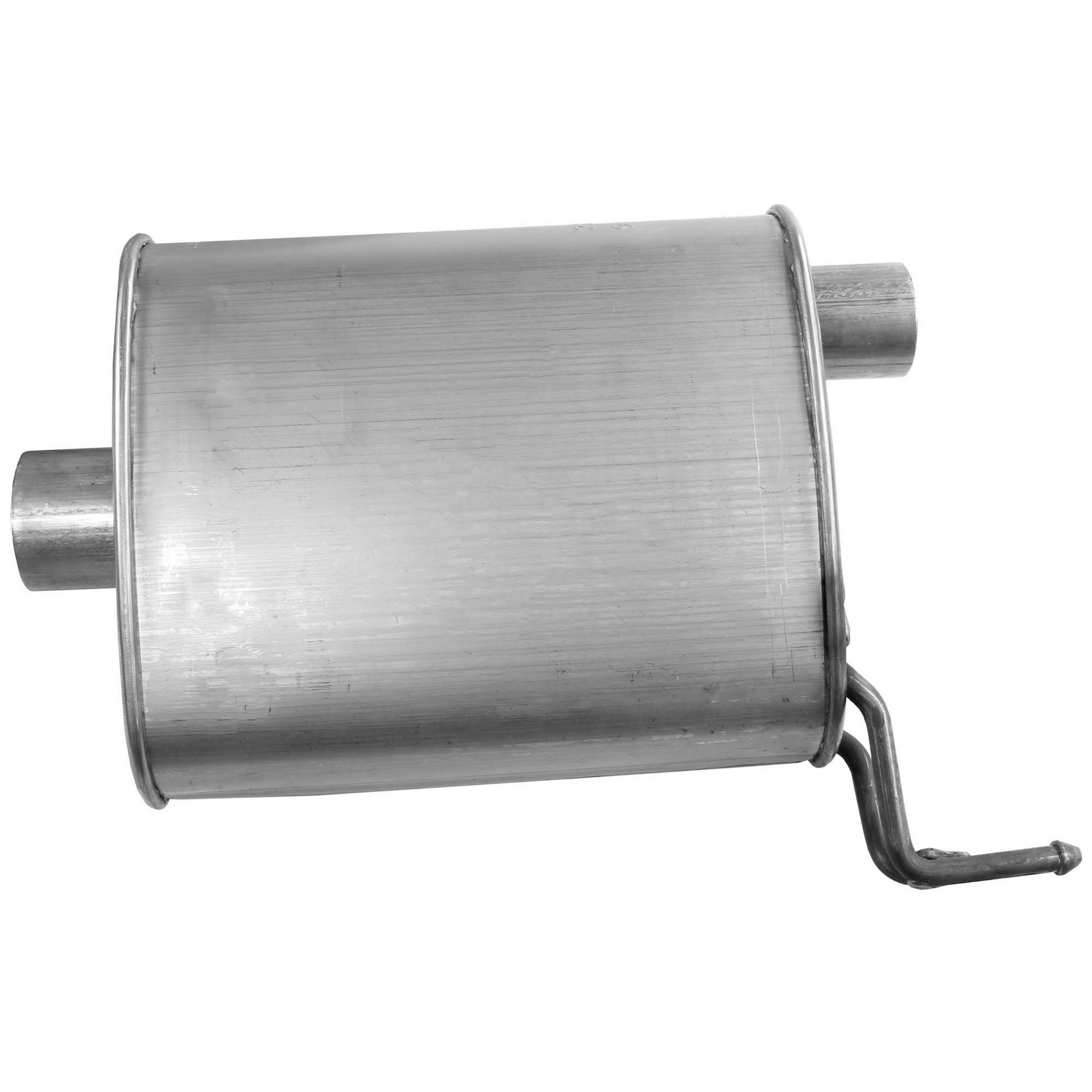Quiet-Flow SS Direct Fit Exhaust Muffler 2.375" Inlet (ID) 2" Outlet (ID)