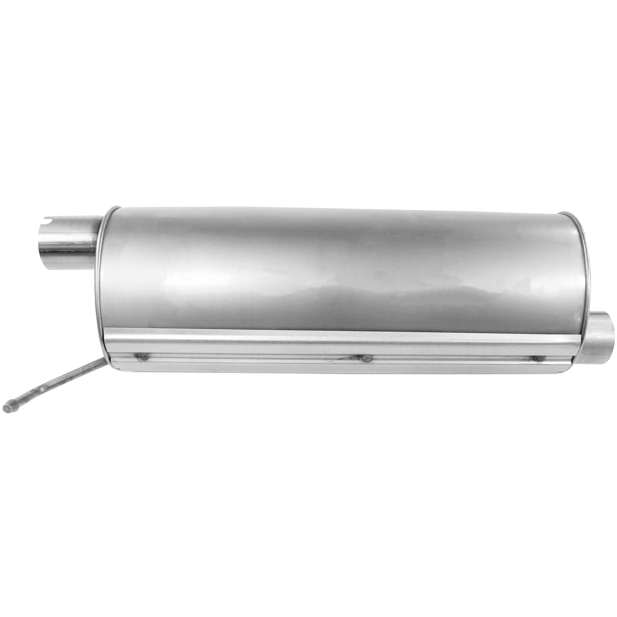 Quiet-Flow SS Direct Fit Exhaust Muffler 3" Inlet (ID) 3" Outlet (ID)