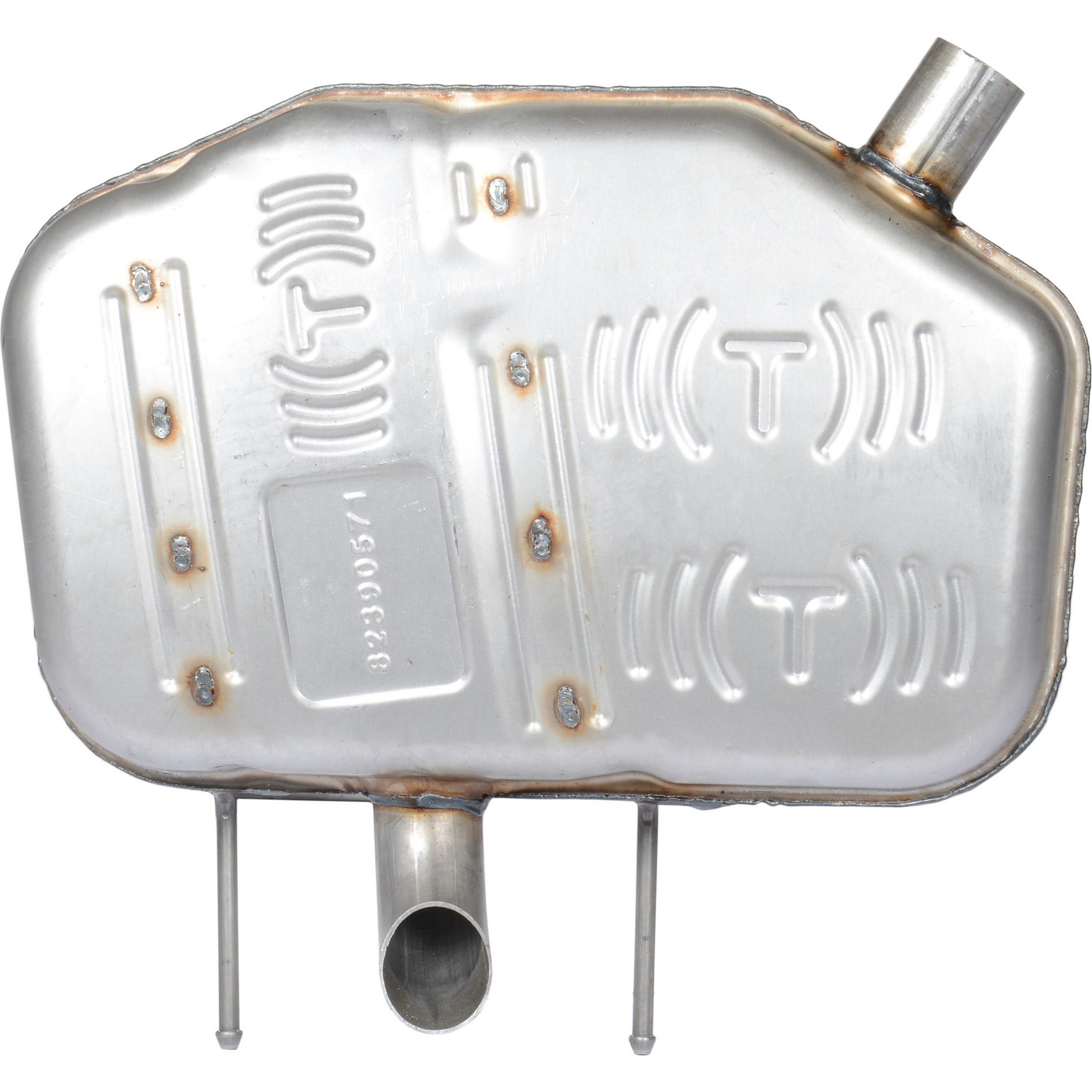 Quiet-Flow Direct Fit Exhaust Muffler 2" Inlet (ID) 2.25" Outlet (OD)