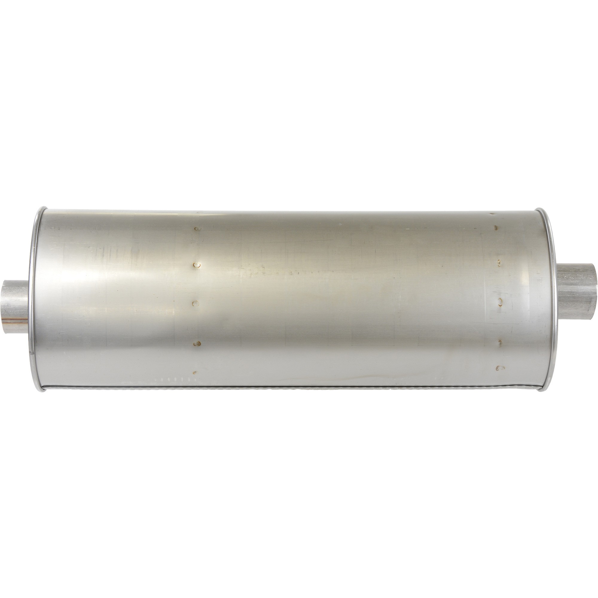 Quiet-Flow SS Direct Fit Exhaust Muffler 2.625" Inlet (ID) 2.75" Outlet (OD)