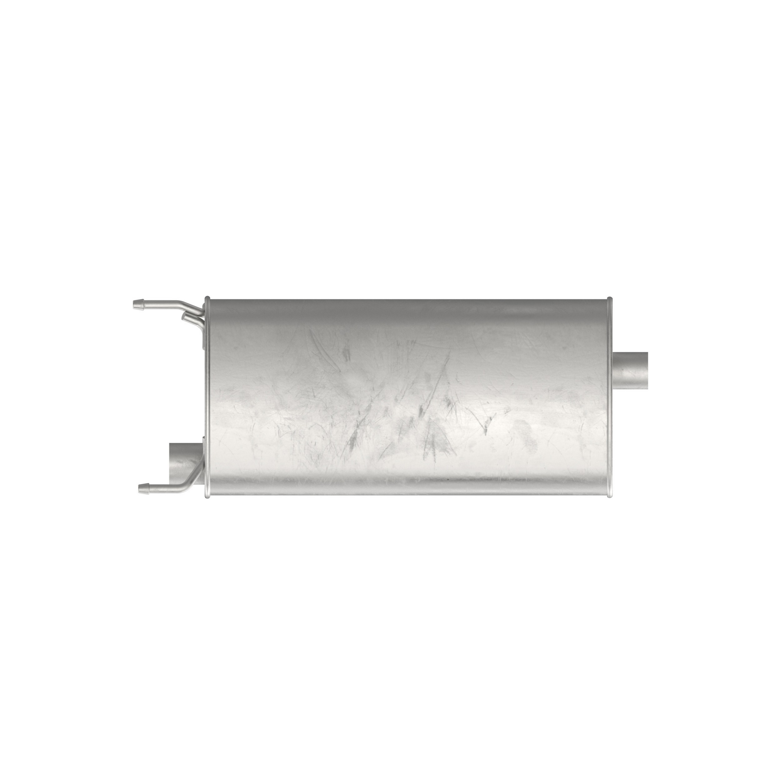 Quiet-Flow SS Direct Fit Exhaust Muffler 2.75" Inlet (OD) 2.125" Outlet (OD)