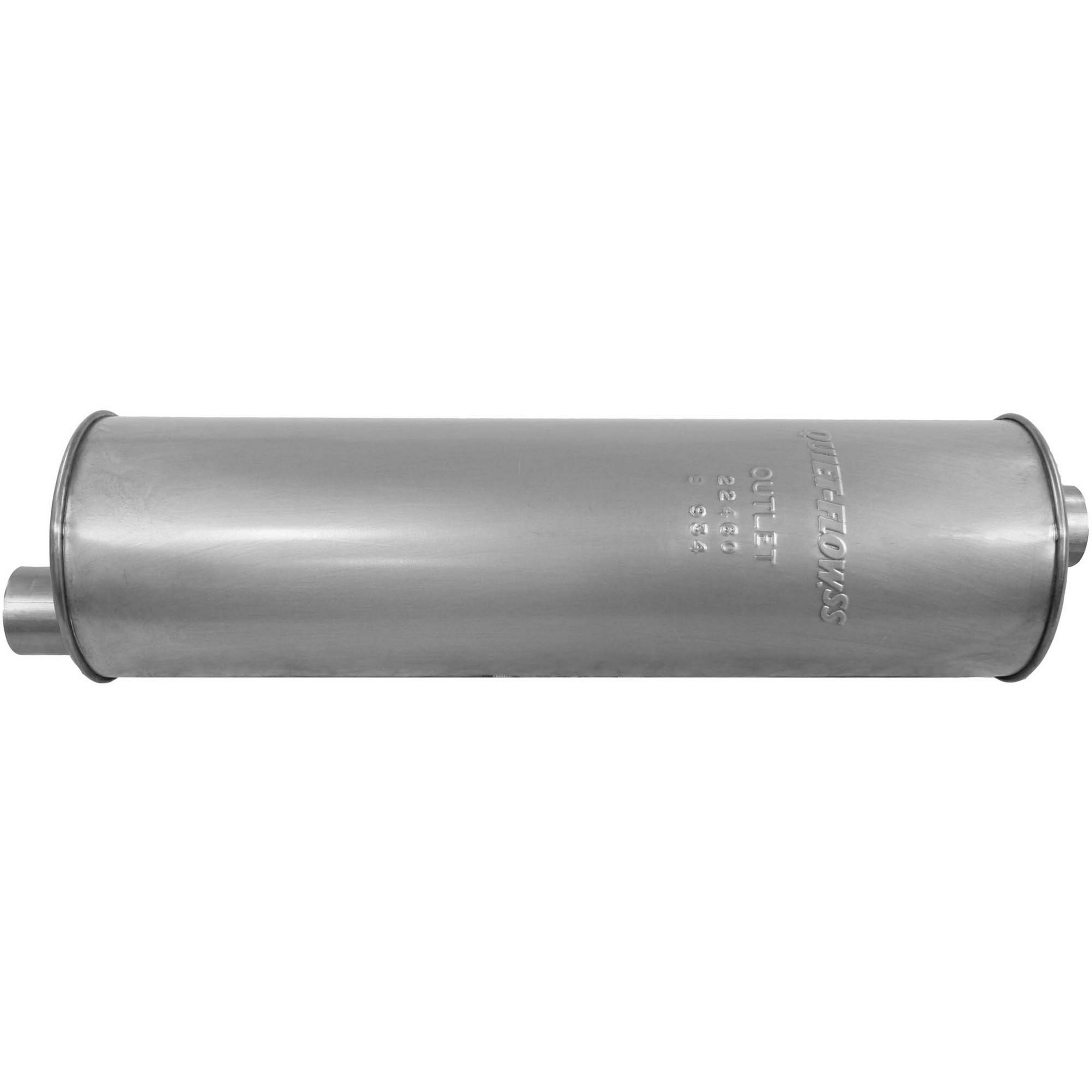 Quiet-Flow SS Direct Fit Exhaust Muffler 2.25" Inlet (ID) 2.25" Outlet (ID)