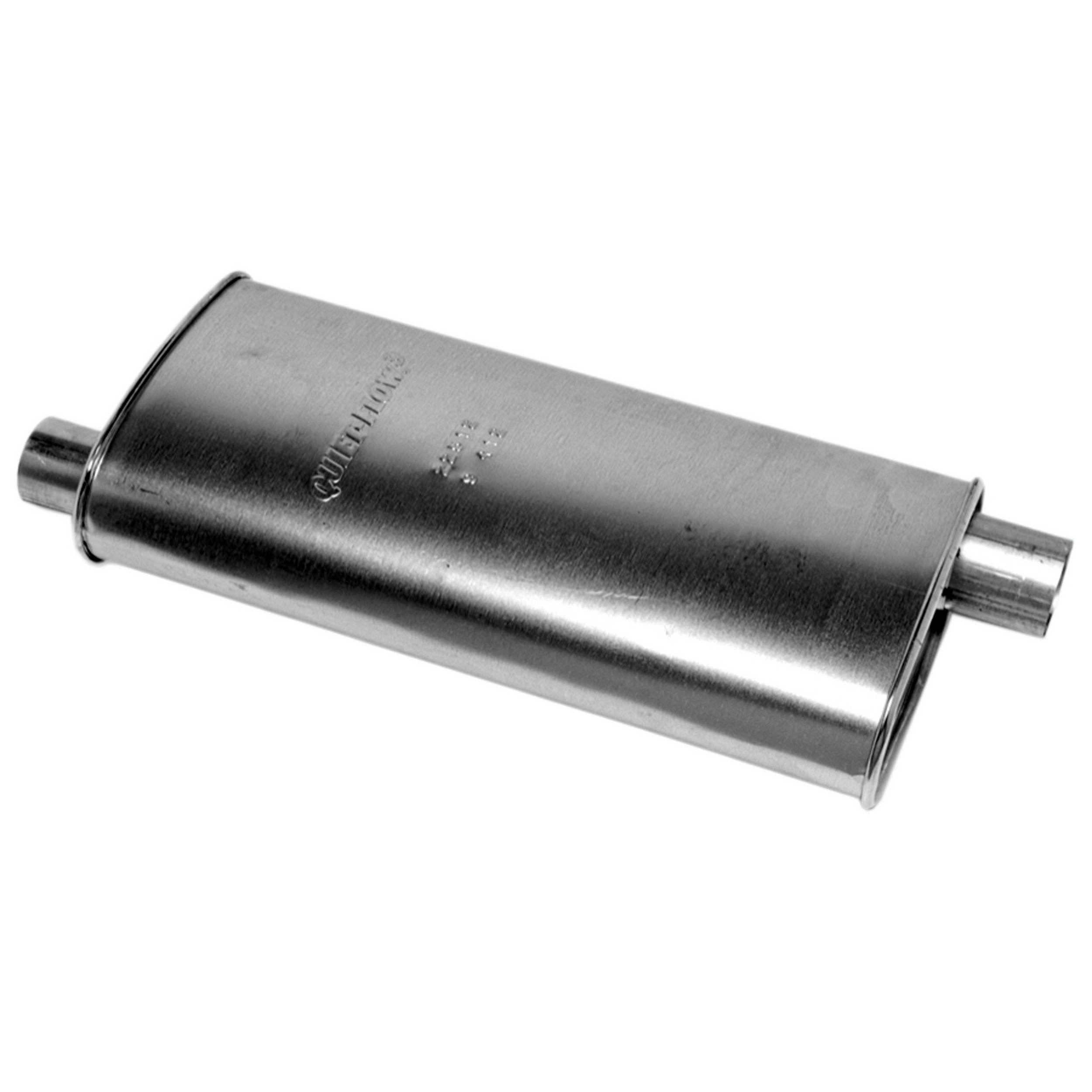 Quiet-Flow SS Direct Fit Exhaust Muffler 2.5" Inlet (ID) 2.25" Outlet (ID)