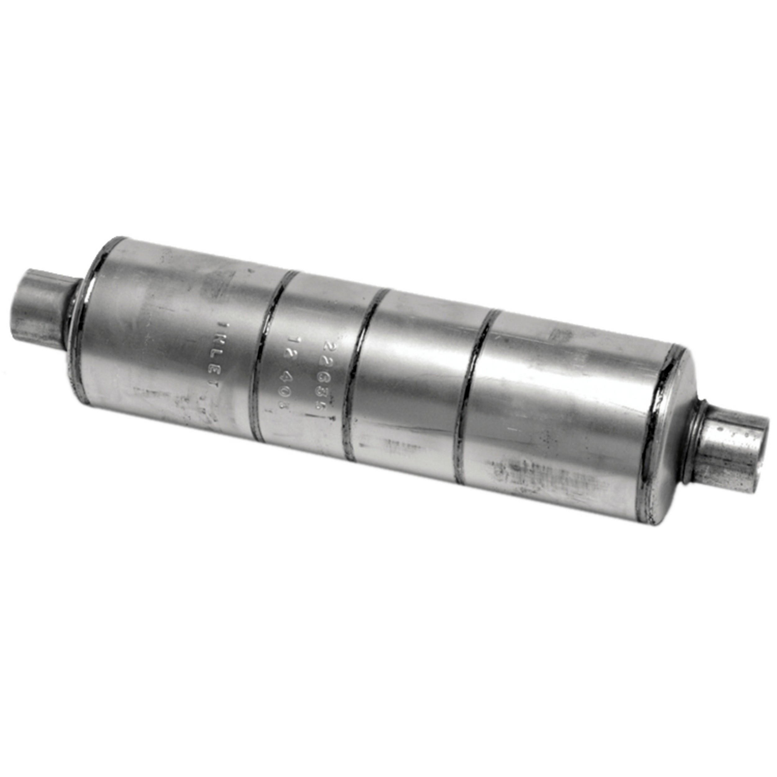 Heavy Duty Direct Fit Exhaust Muffler 2.5" Inlet (ID) 2.5" Outlet (ID)