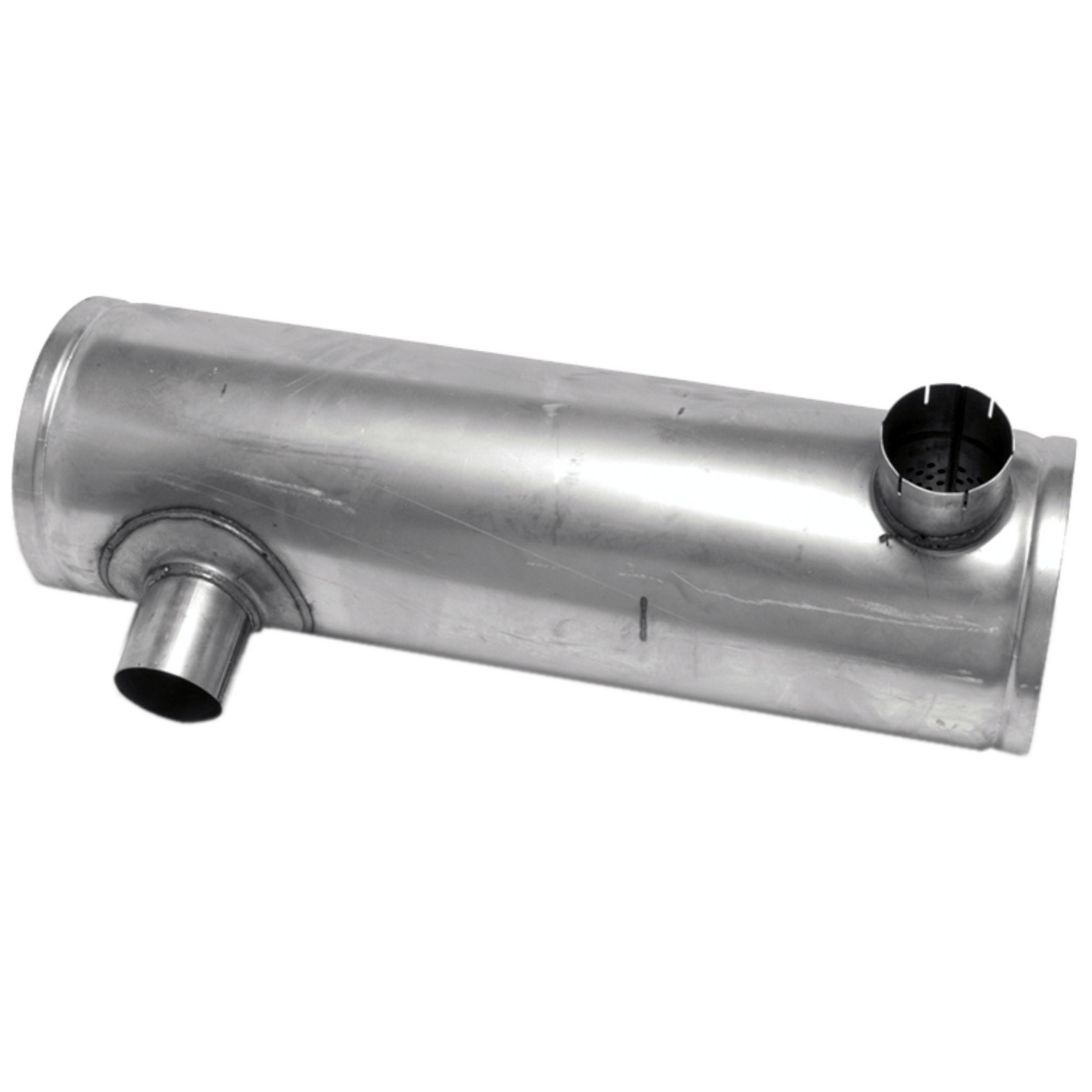 Heavy Duty Direct Fit Exhaust Muffler 4" Inlet (ID) 4" Outlet (ID)