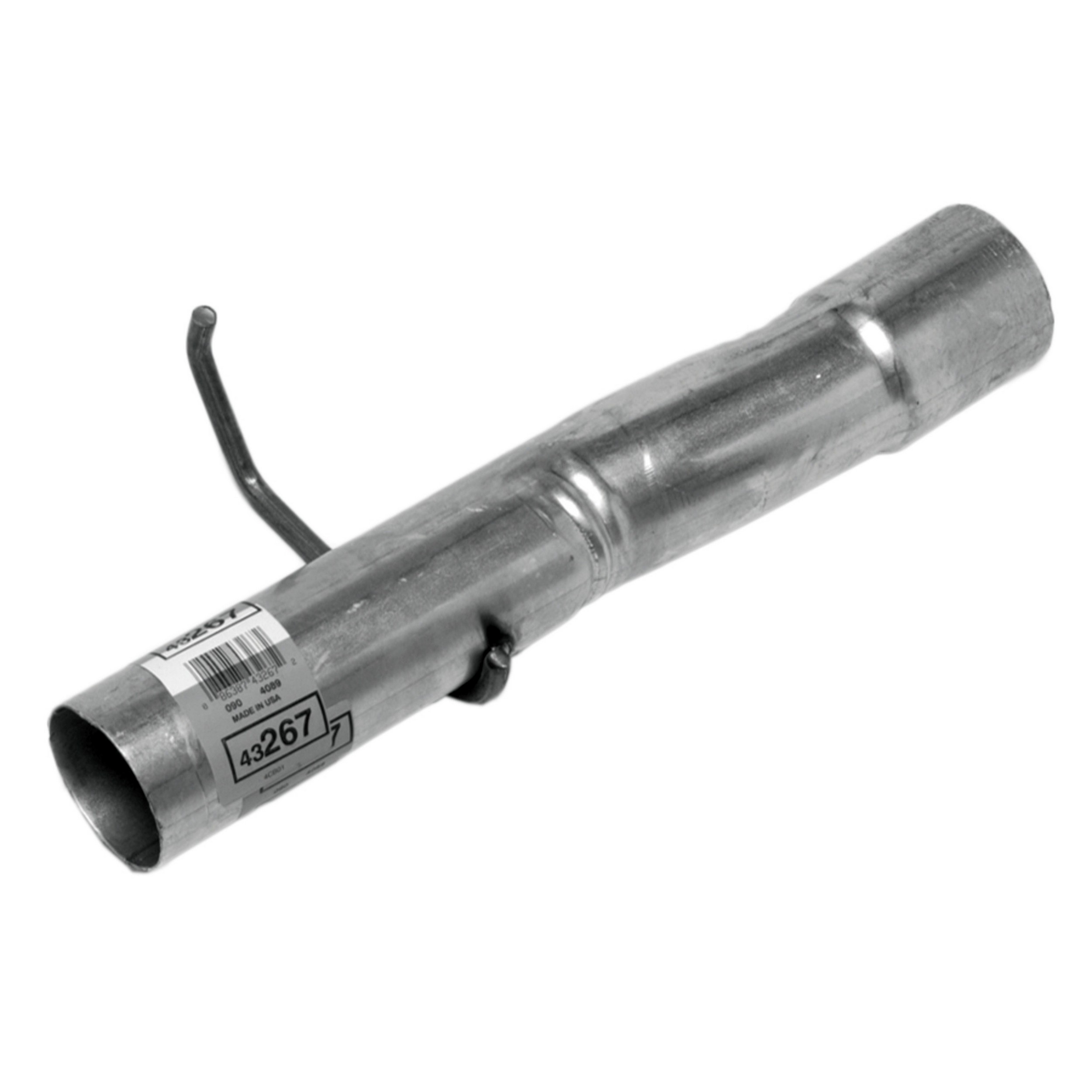 Exhaust Pipe 2.5" Inlet (ID) 2.5" Outlet (OD)