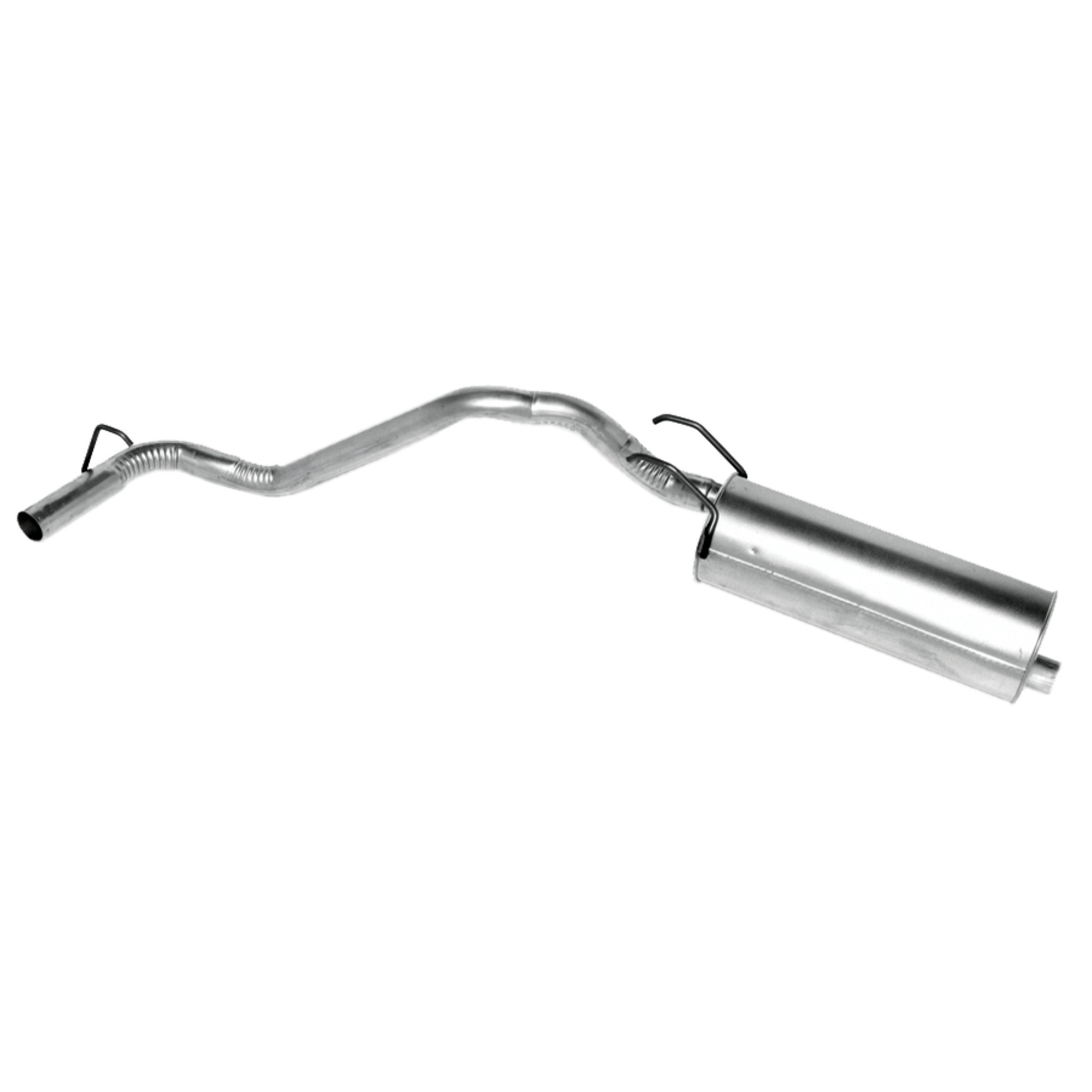 Quiet-Flow SS Direct Fit Exhaust Muffler Assembly 2" Inlet (ID) 2.5" Outlet (OD)
