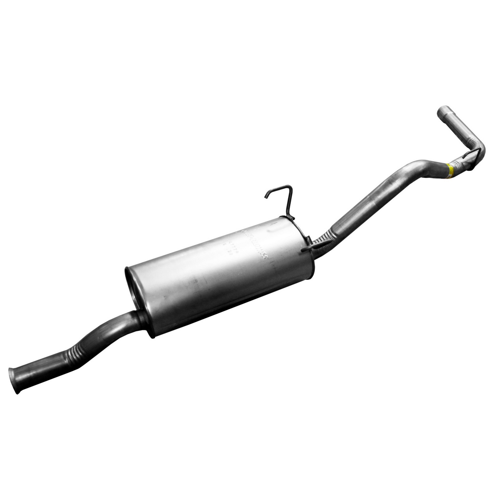 Quiet-Flow SS Direct Fit Exhaust Muffler Assembly 3" Inlet (ID) 2.5" Outlet (OD)