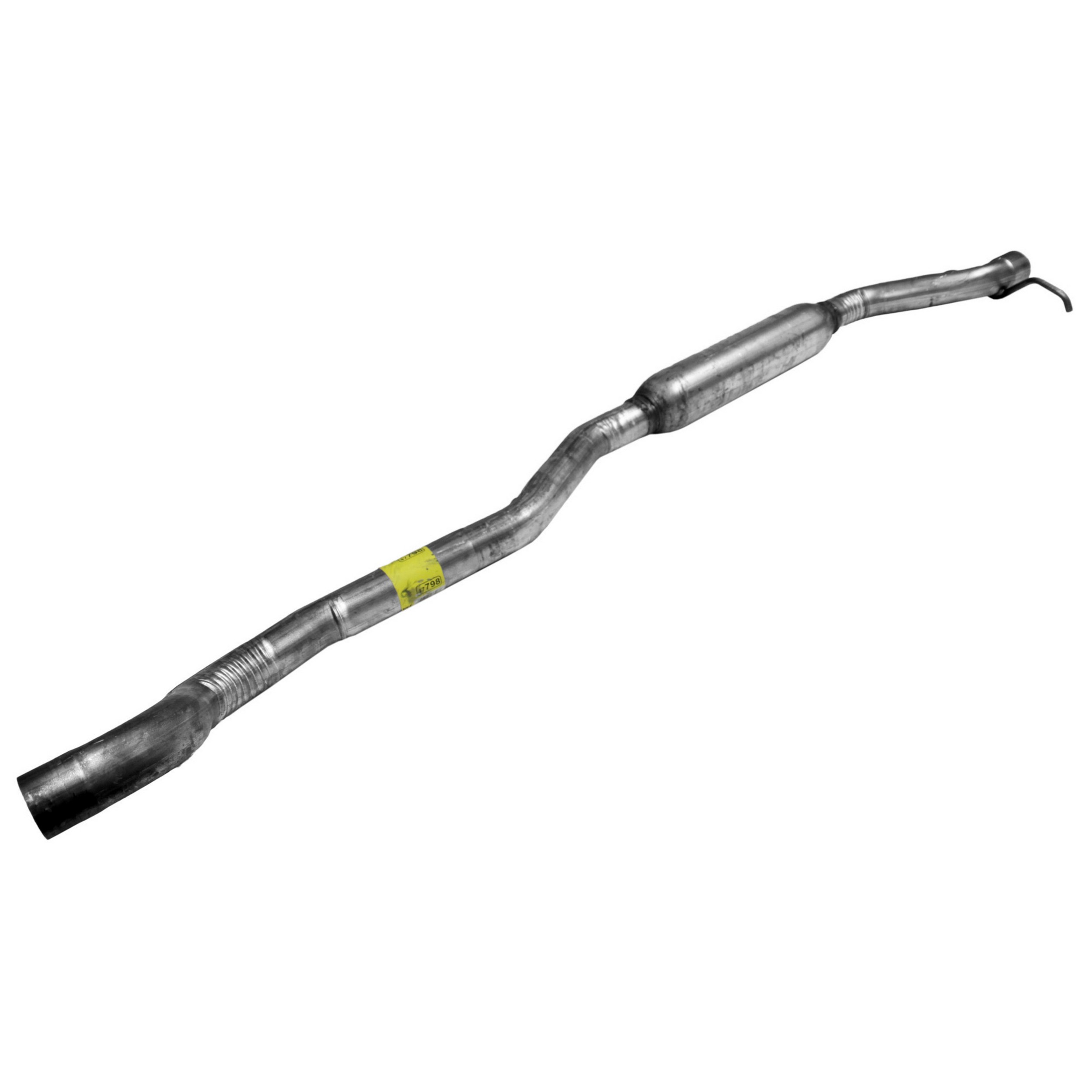 Direct Fit Exhaust Resonator and Pipe Assembly 2.5" Inlet (ID) 2.5" Outlet (OD)