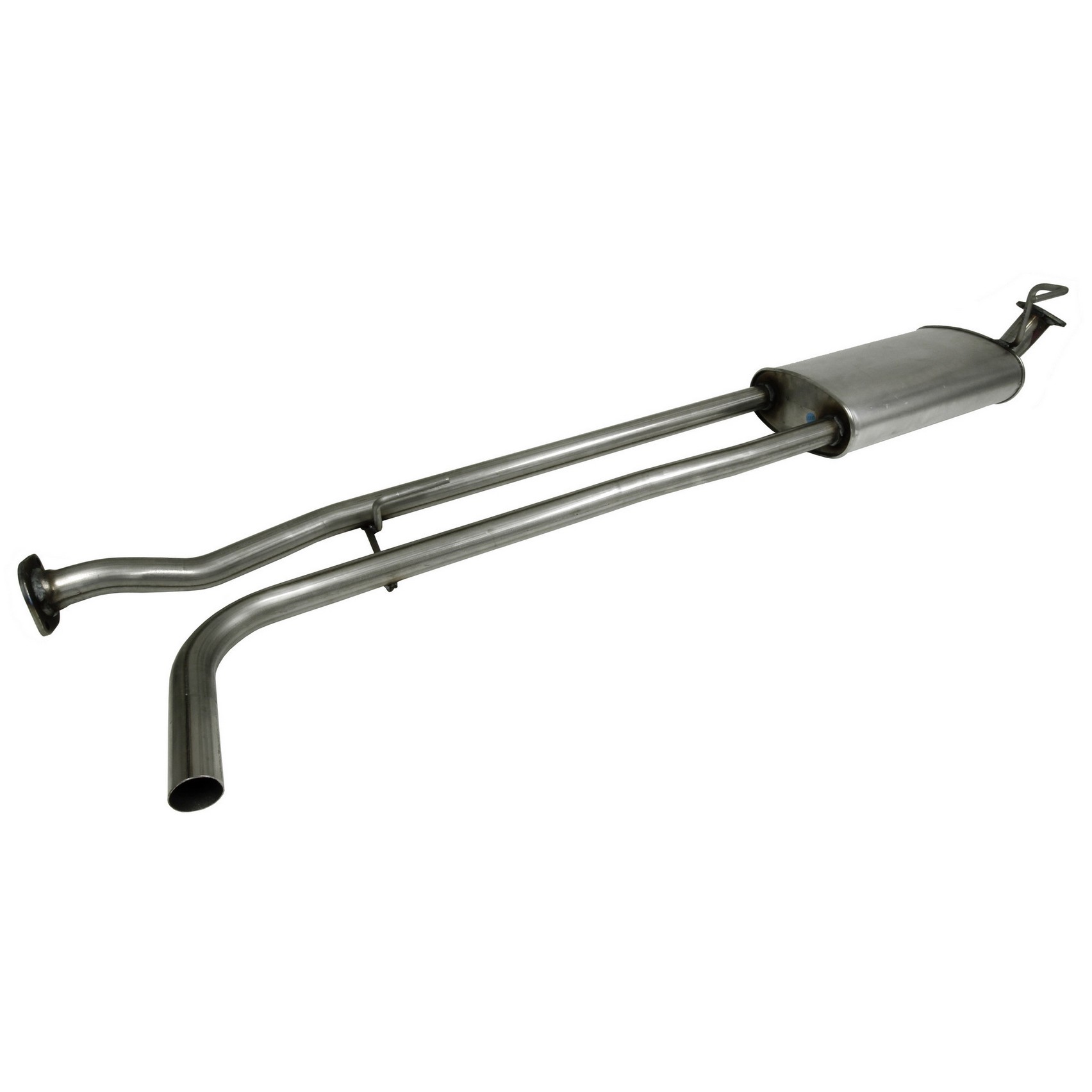 Quiet-Flow SS Direct Fit Exhaust Muffler Assembly 2" Inlet (OD)
