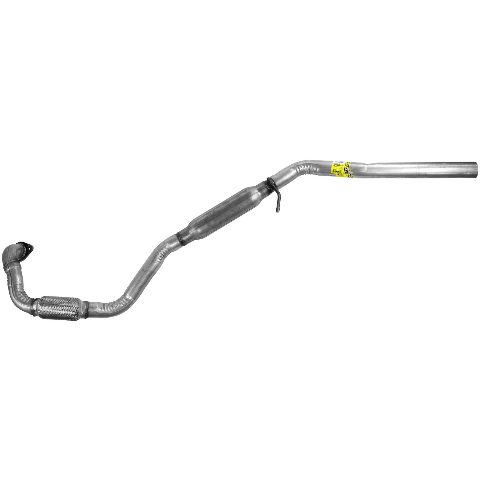 Direct Fit Exhaust Resonator and Pipe Assembly 2.5" Outlet (OD)