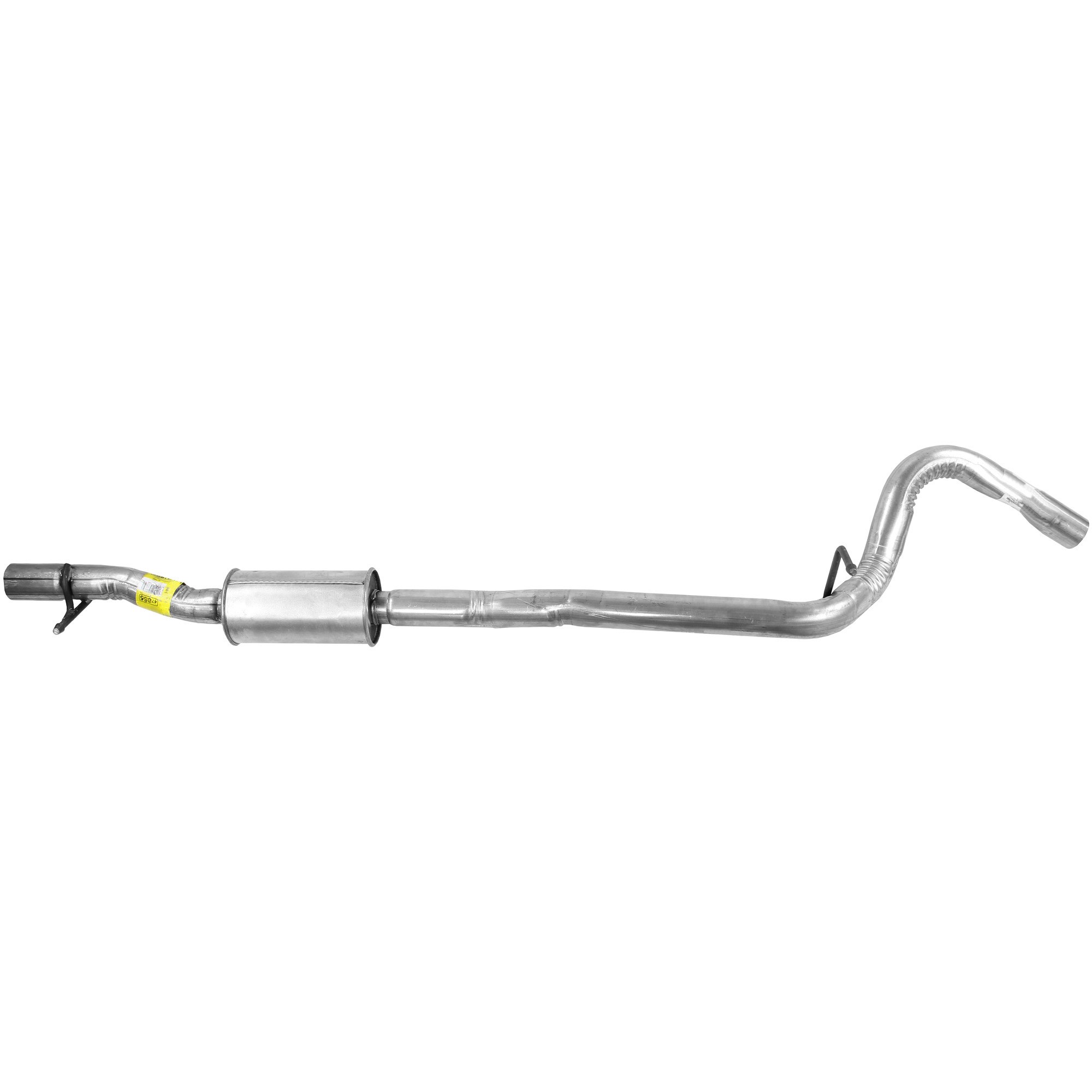 Direct Fit Exhaust Resonator and Pipe Assembly 2.5" Inlet (ID) 2.5" Outlet (OD)