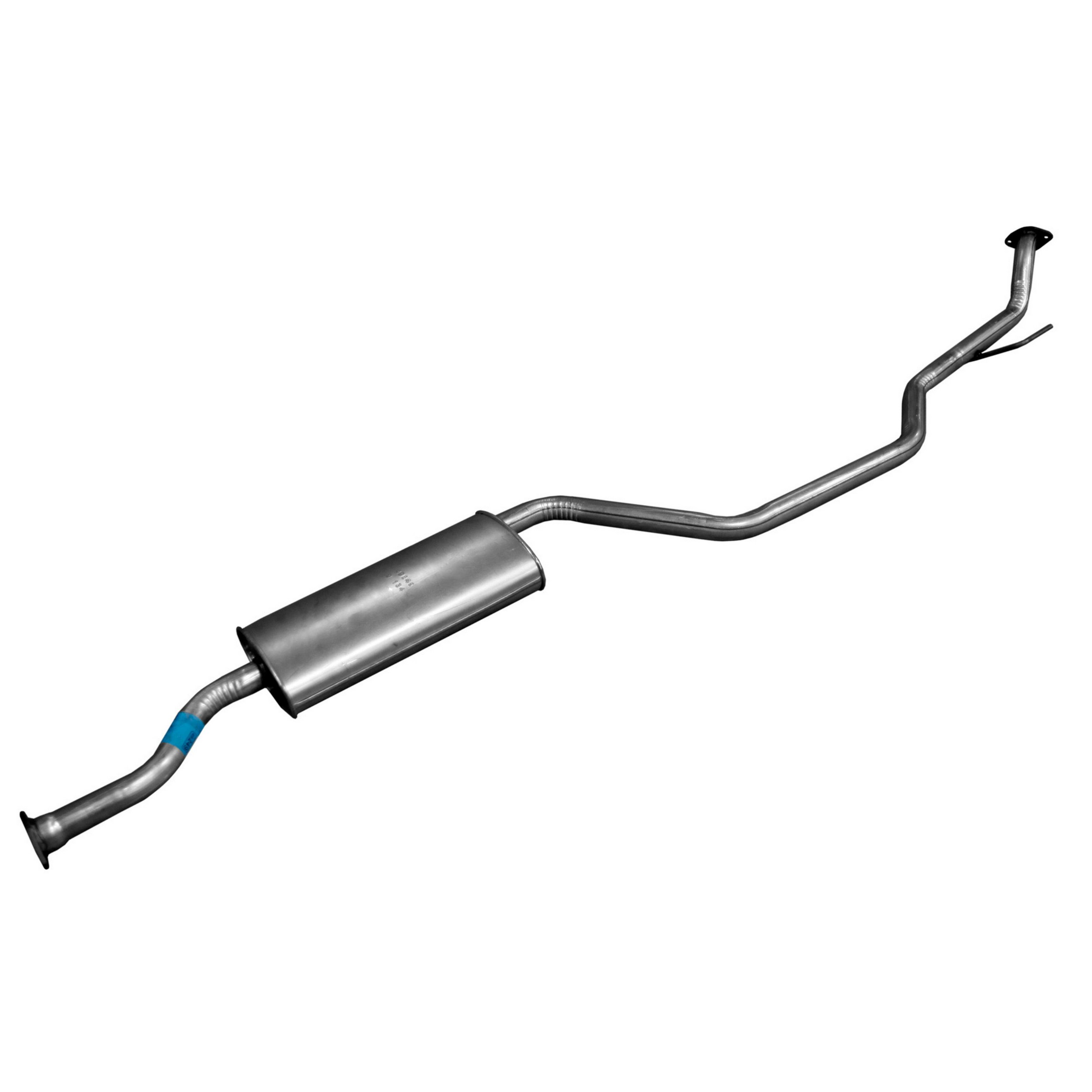Quiet-Flow SS Direct Fit Exhaust Muffler Assembly 2" Inlet (OD) 2" Outlet (OD)