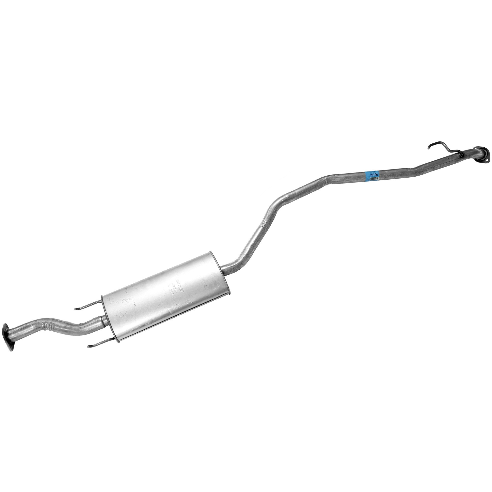 Quiet-Flow SS Direct Fit Exhaust Muffler Assembly