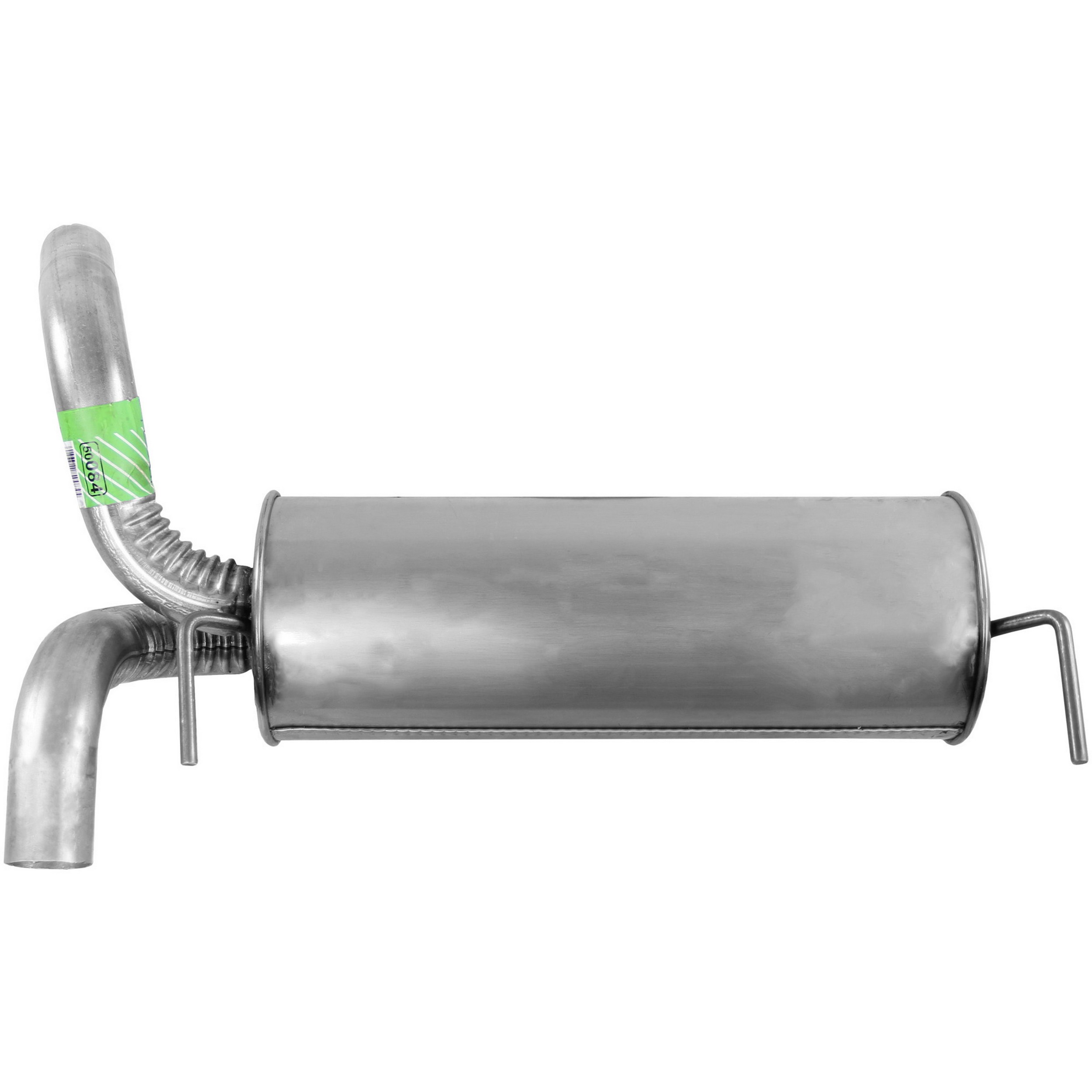 Quiet-Flow SS Direct Fit Exhaust Muffler Assembly 2.125" Inlt OD 2.125" Outlt OD