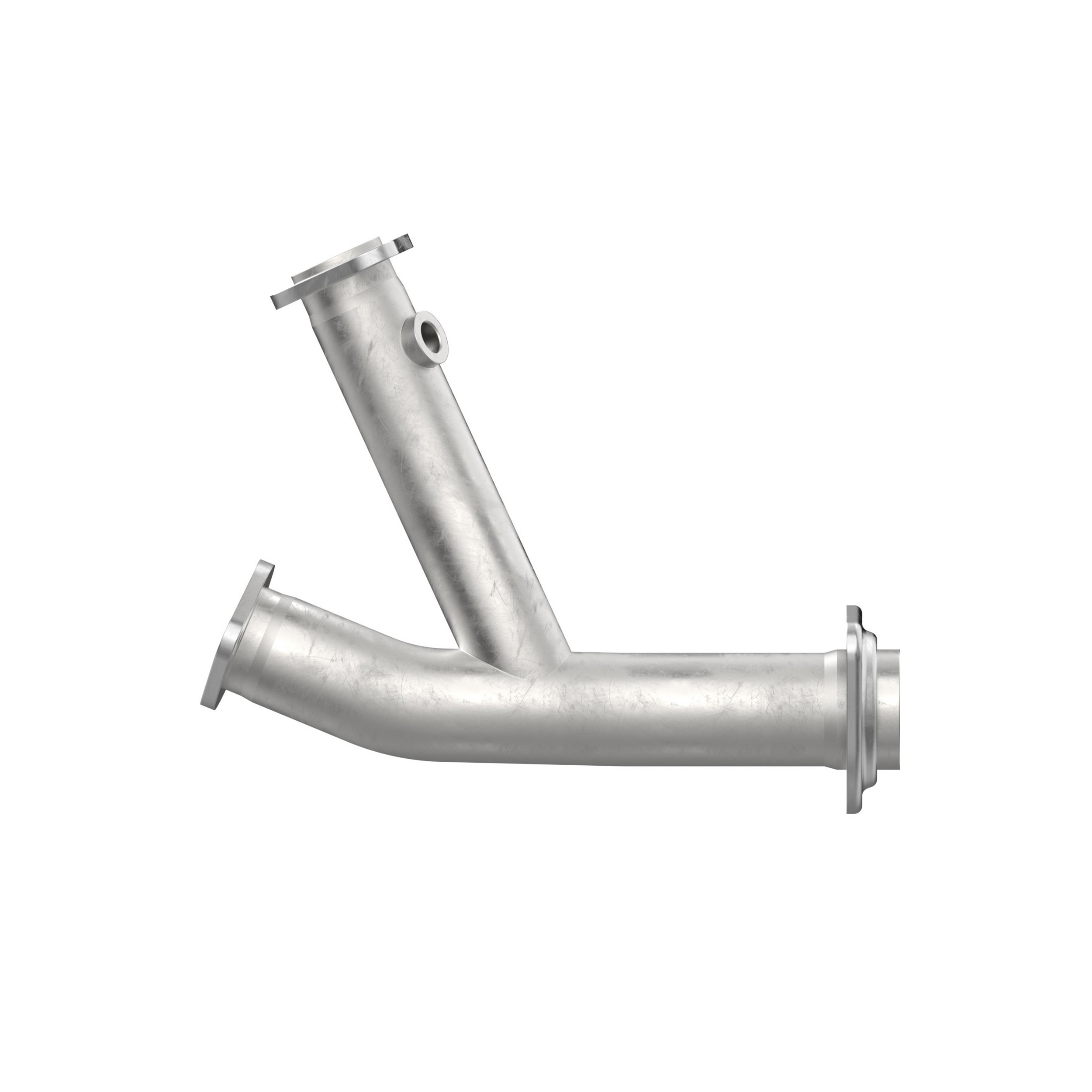 Exhaust Y Pipe 1.924" Inlet (ID) 2.387" Outlet (OD)
