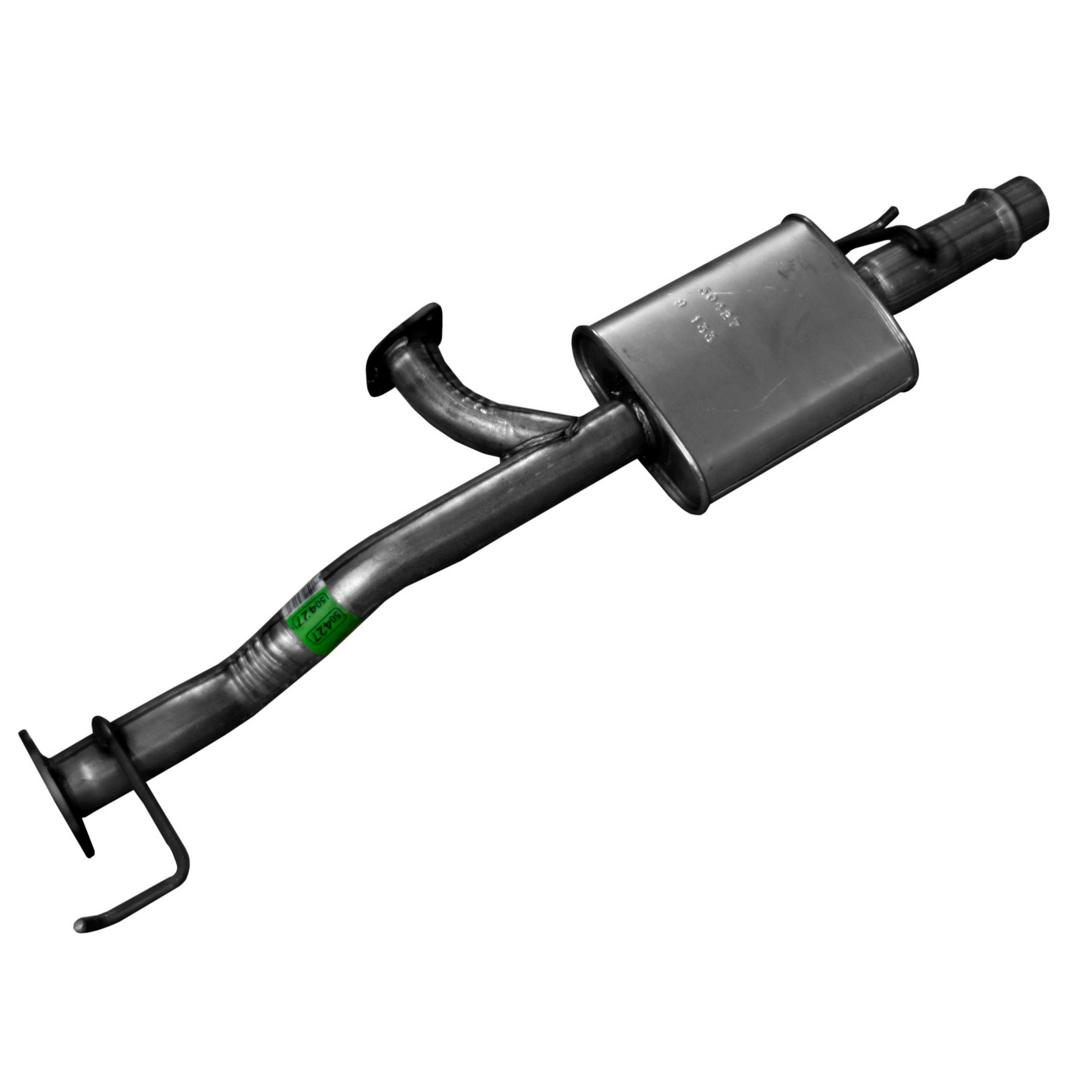 Direct Fit Exhaust Resonator and Pipe Assembly 2.375" Outlet (OD)