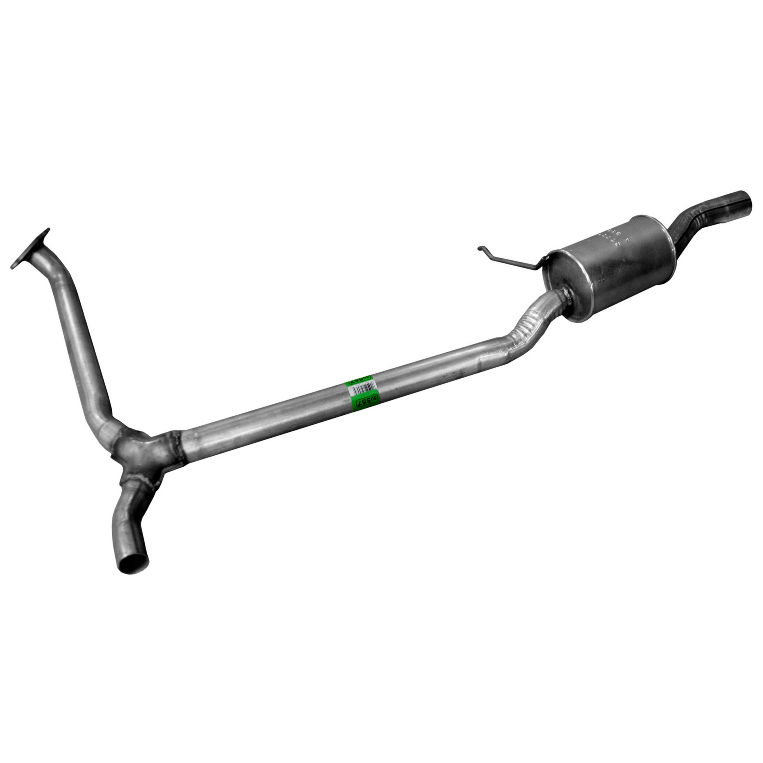 Direct Fit Exhaust Resonator and Pipe Assembly 2" Inlet (ID) 1.75" Outlet (OD)