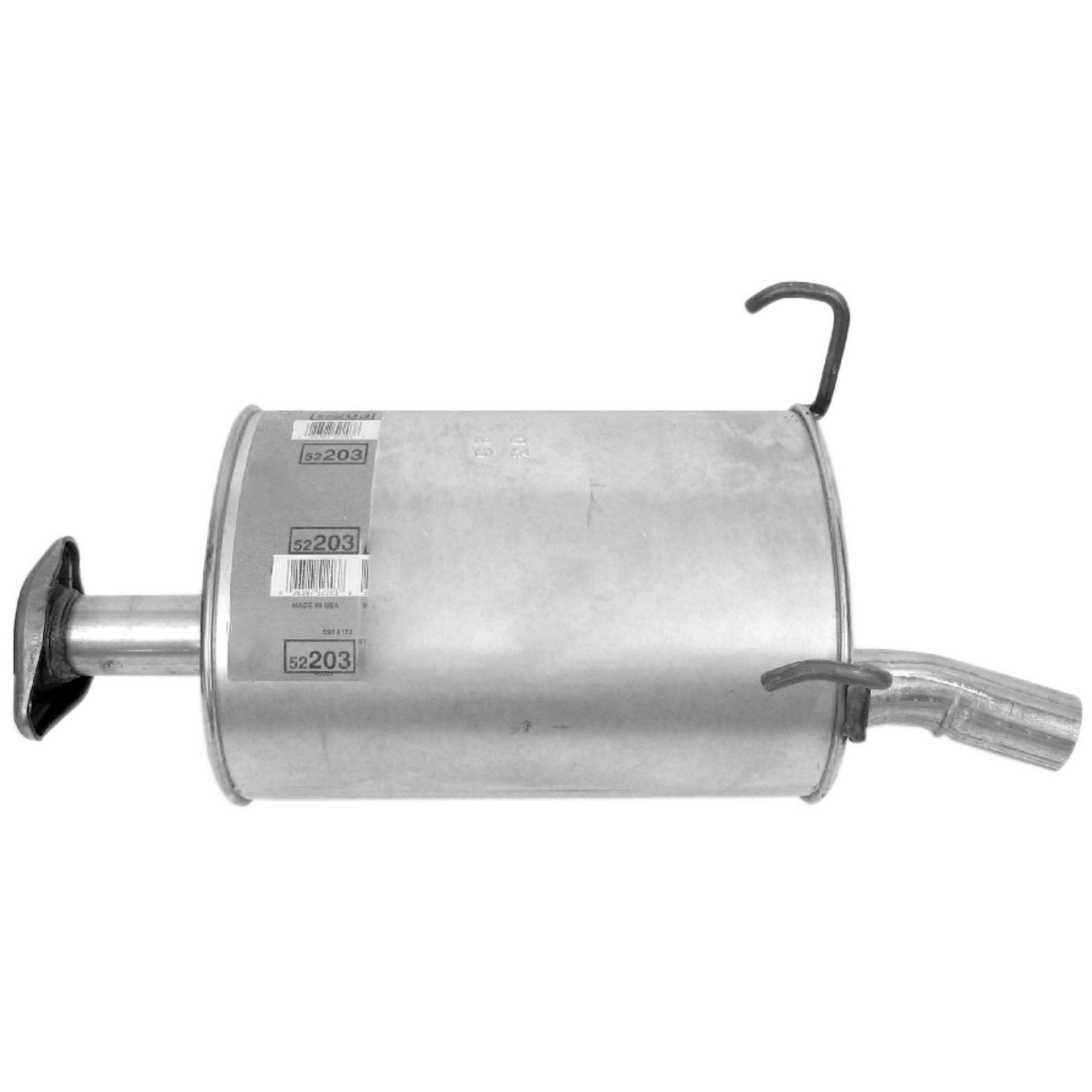 Quiet-Flow SS Direct Fit Exhaust Muffler Assembly 1.75" Inlt OD 1.875" Outlet OD