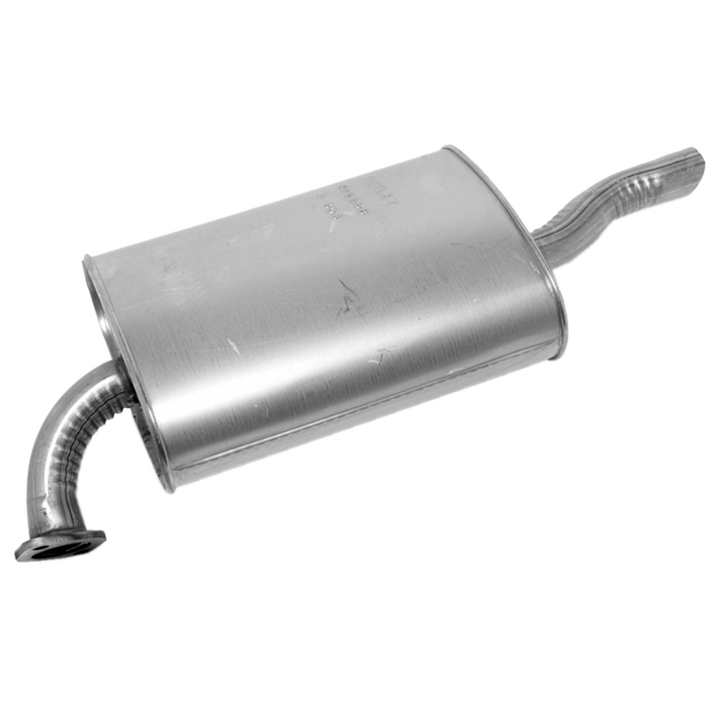 Quiet-Flow SS Direct Fit Exhaust Muffler Assembly 2" Inlet (OD) 2" Outlet (OD)