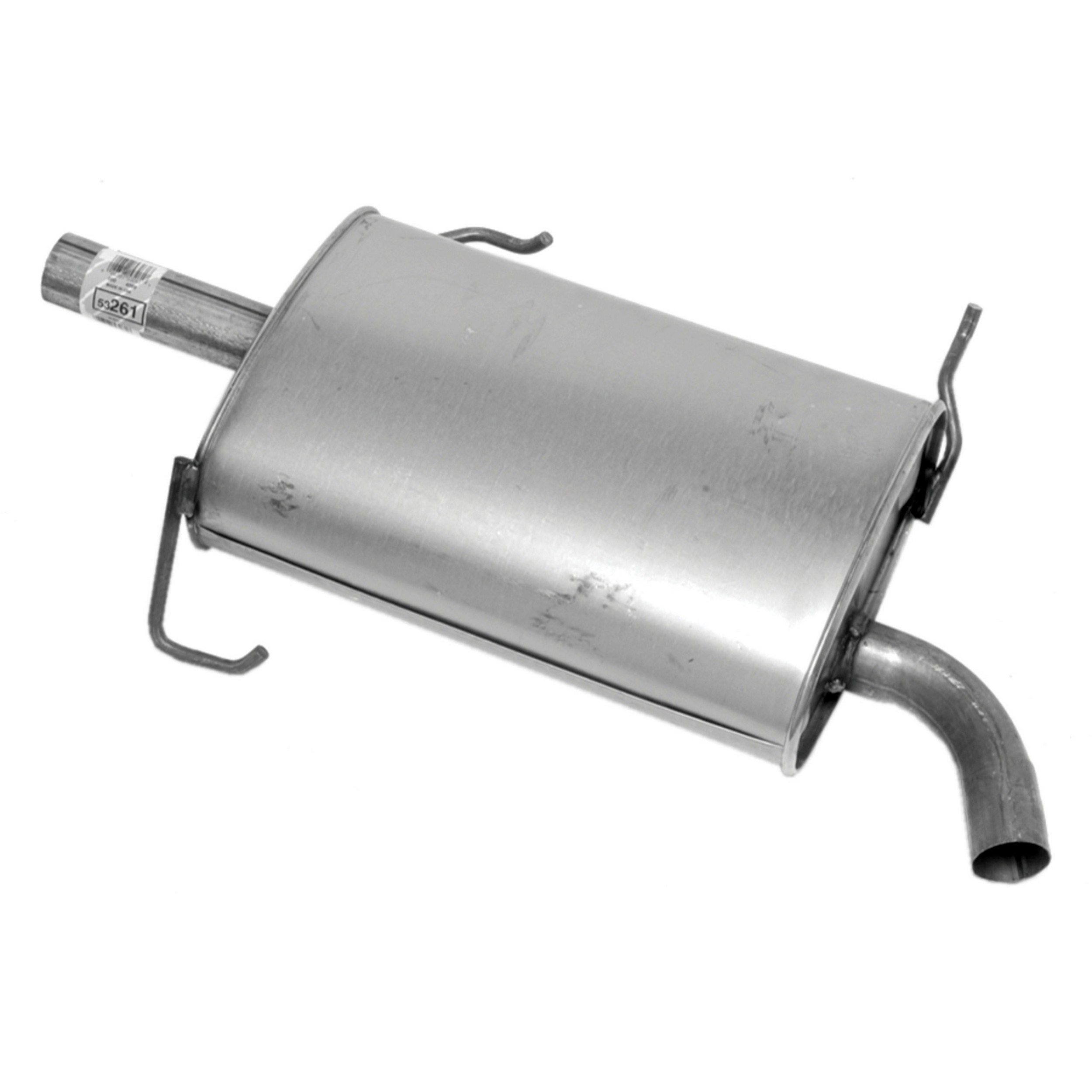 Quiet-Flow SS Direct Fit Exhaust Muffler Assembly 2" Inlet (OD) 2" Outlet (OD)