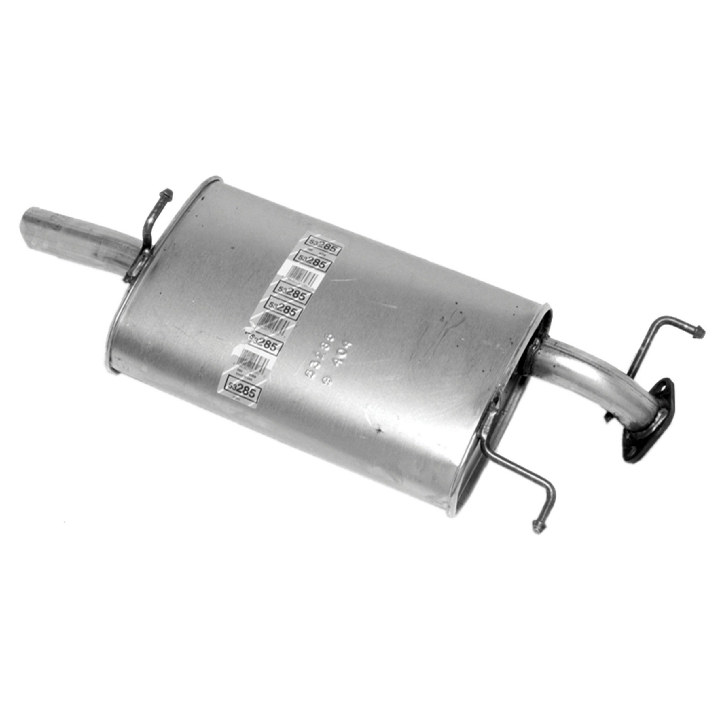 Quiet-Flow SS Direct Fit Exhaust Muffler Assembly 1.75" Inlt OD 1.875" Outlet OD